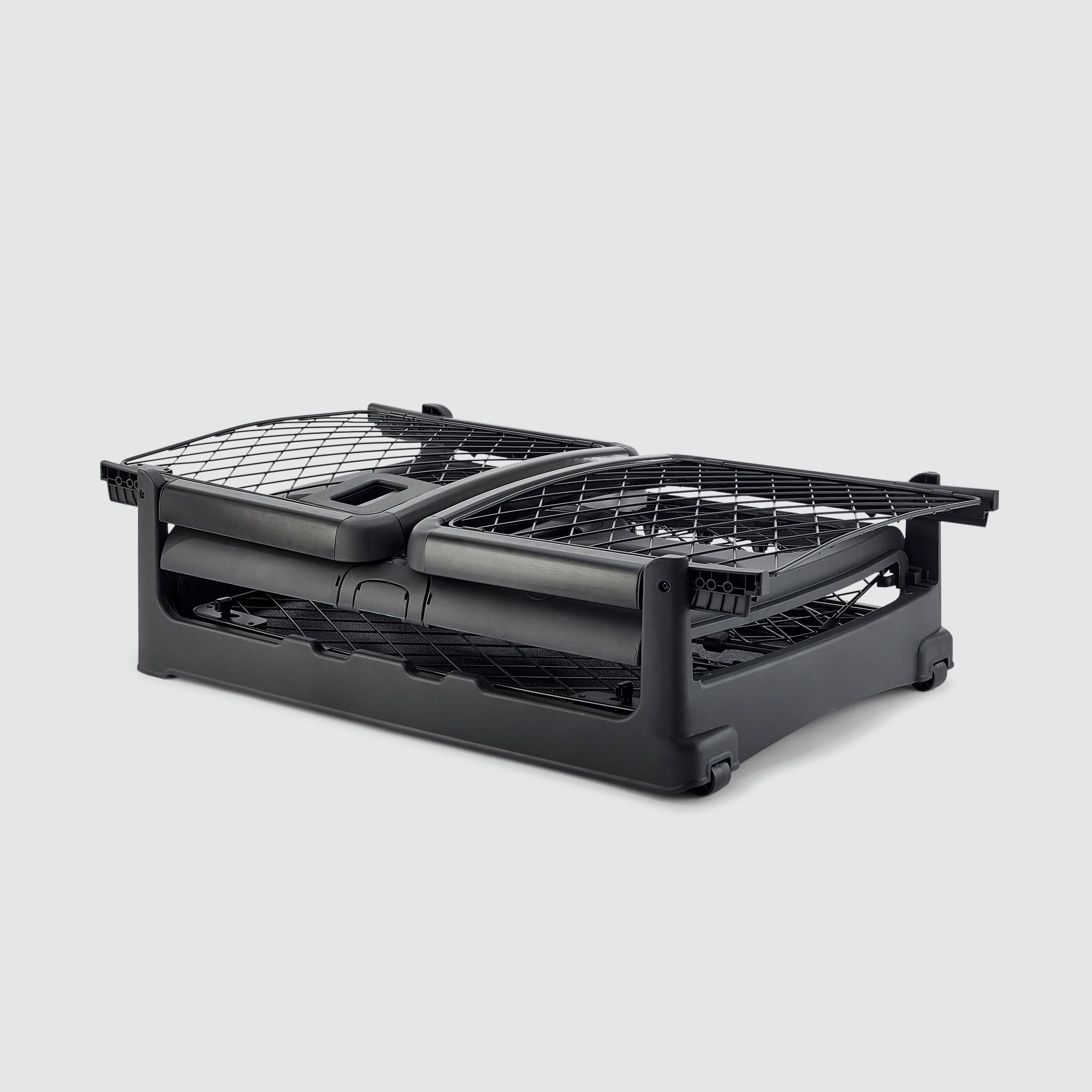 Collapsible Dog Crate with Wheels - Premium Portable Dog Crate - Safe, Stylish, and Convenient Indoor Kennel
