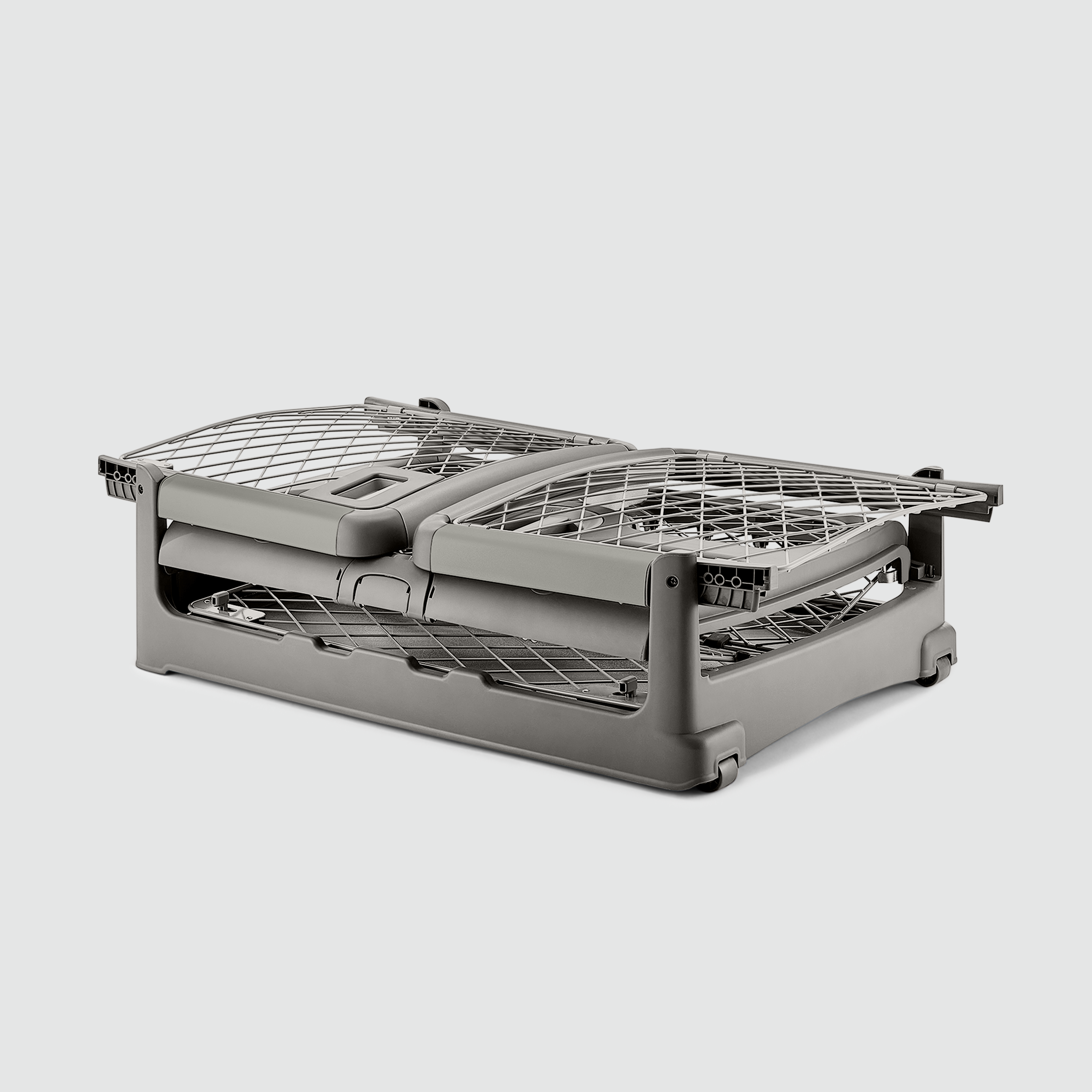 Collapsible Dog Crate with Wheels - Premium Portable Dog Crate - Safe, Stylish, and Convenient Indoor Kennel