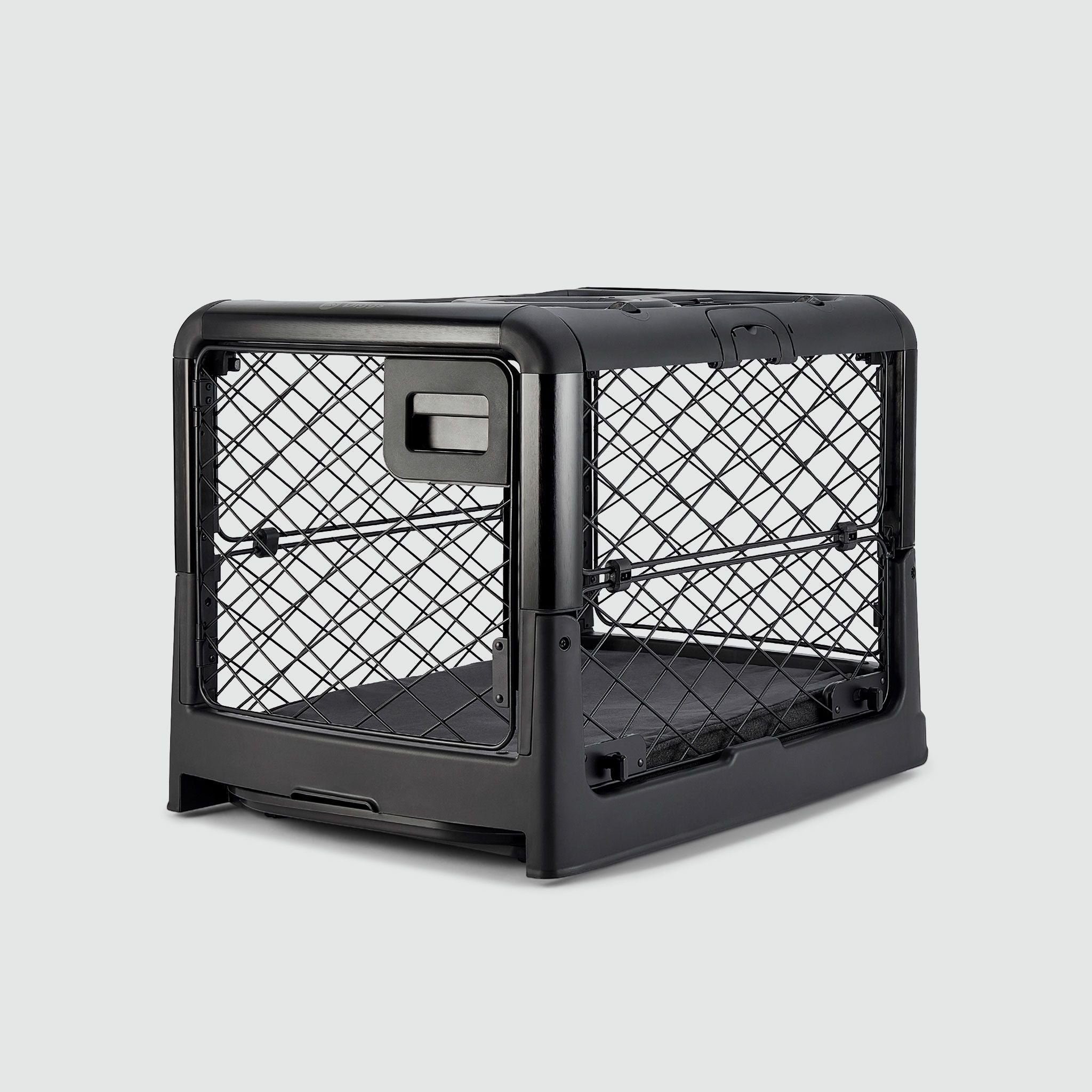 Collapsible Dog Crate with Wheels - Premium Portable Dog Crate - Safe, Stylish, and Convenient Indoor Kennel