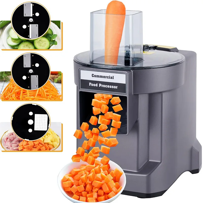 2026 new electric vegetable slicer-fully automatic shredding, dicing and slicing in three, large capacity+low noise, kitchen
