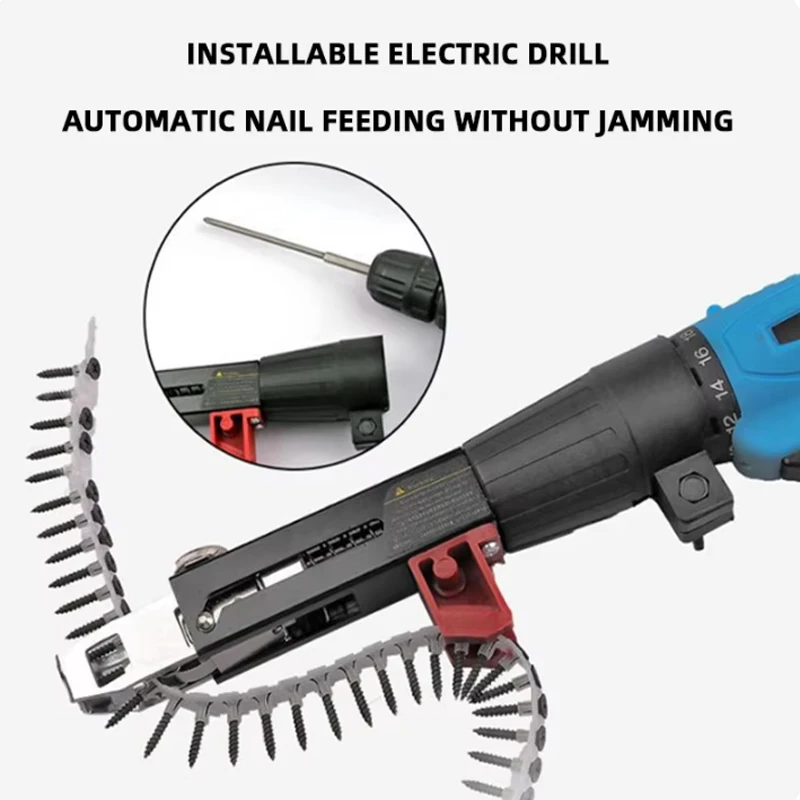Automatic Chain Screw Gun Attachment (Universal Drill Converter)