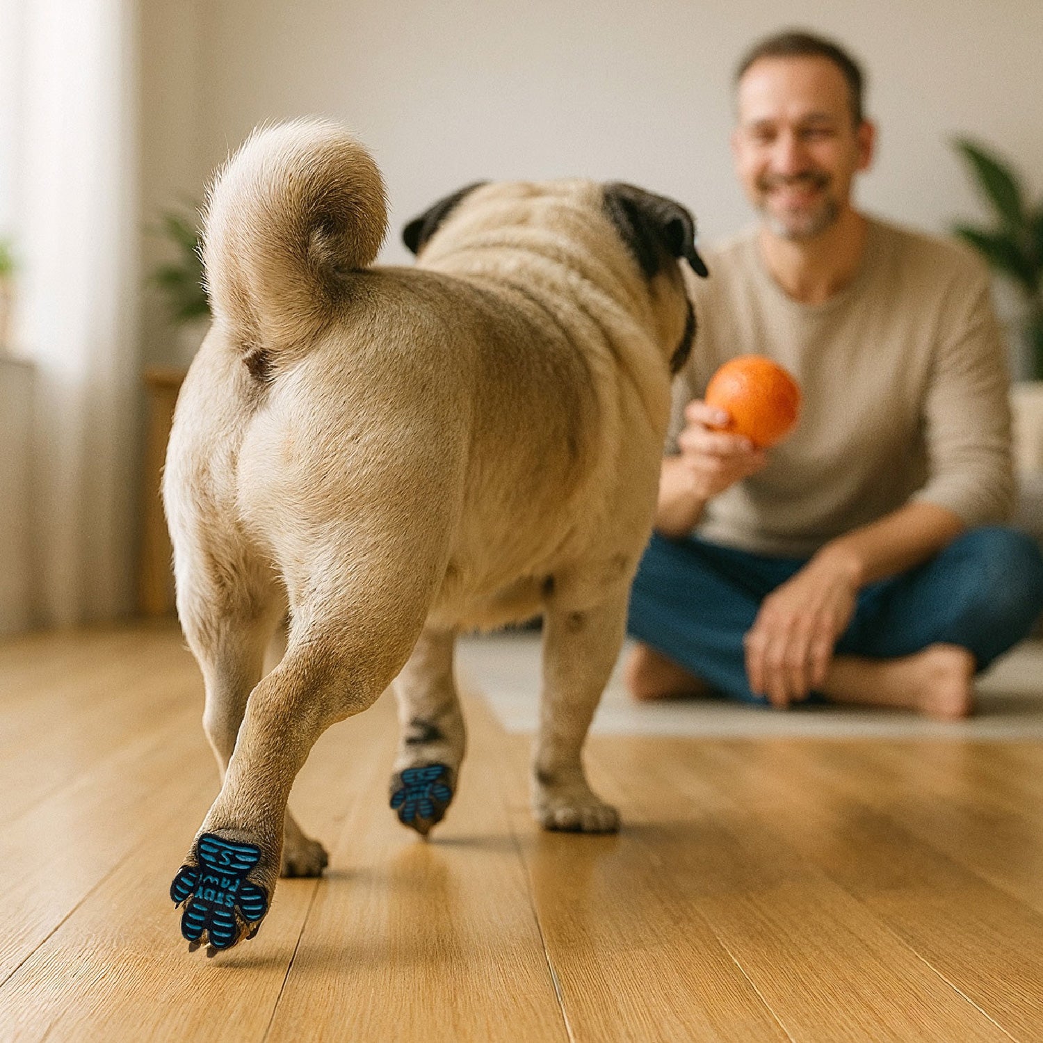 Vet-Approved™ Anti-Slip Dog Paw Tractions - Non-Toxic Grip Pads for Mobility Support