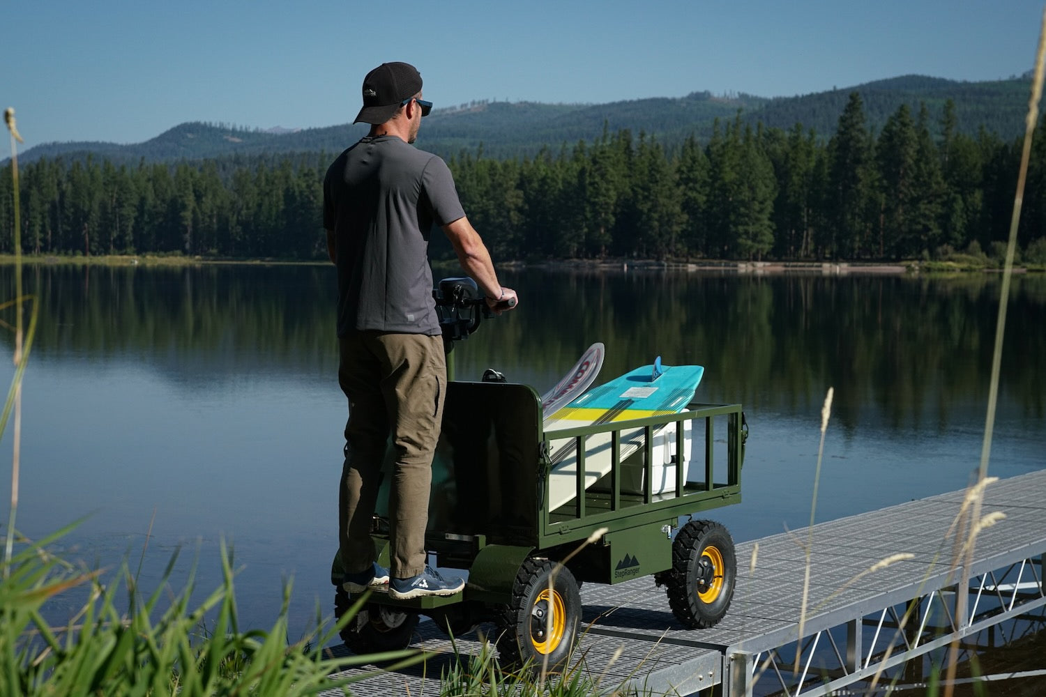 Dual battery Electric trolley, farms, flower gardens, street vendors