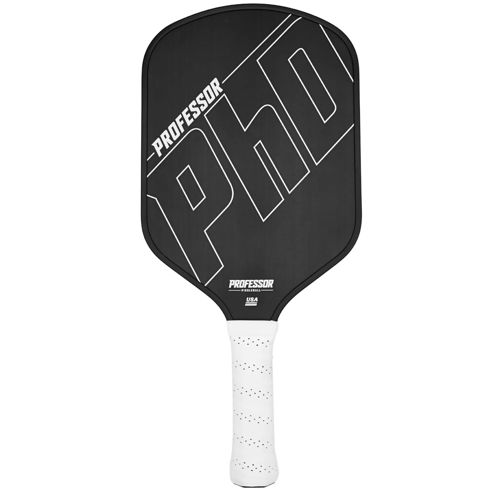 Raw Carbon Fiber Pickleball Paddle - 16MM - USA Pickleball Approved - Honeycomb Core - Power & Control