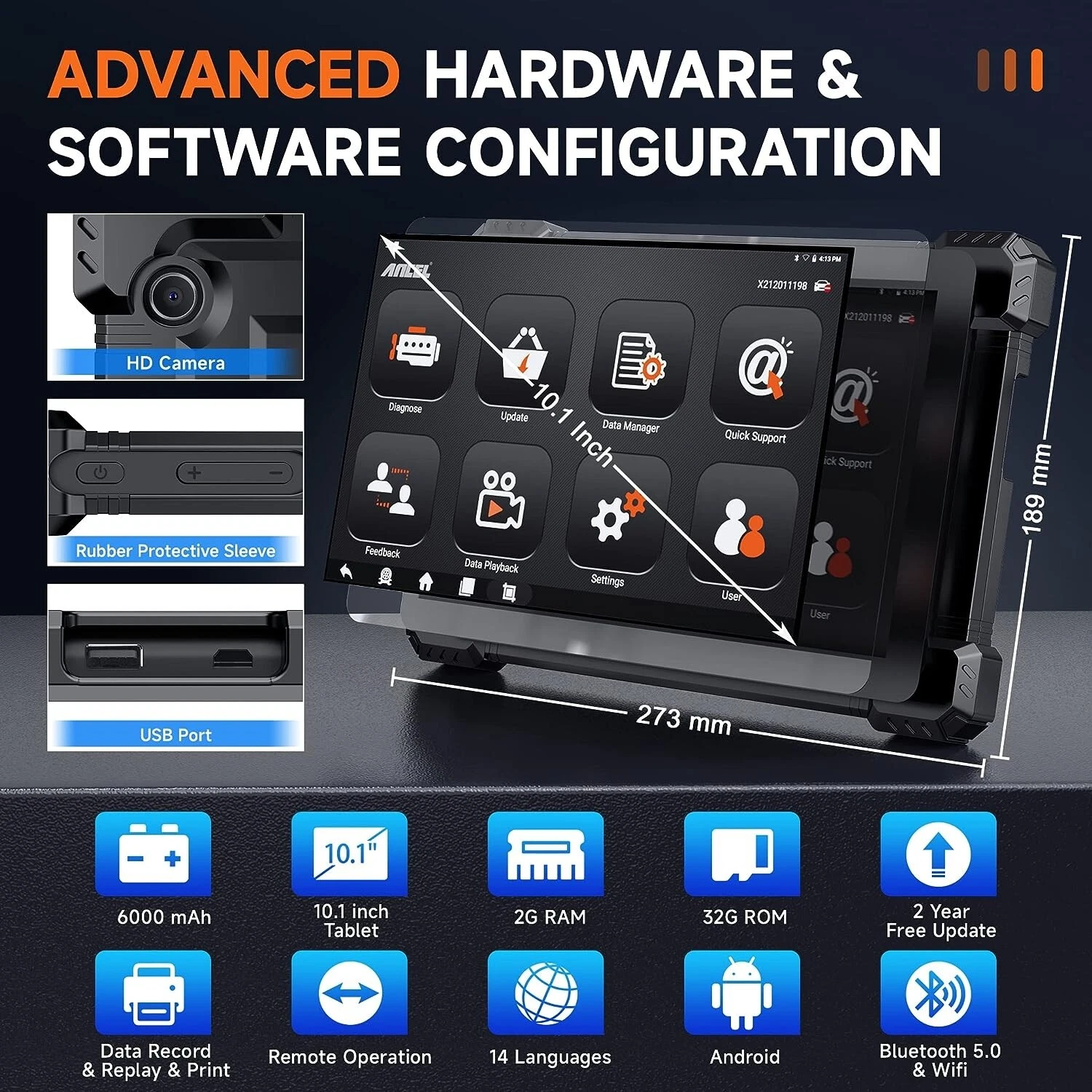 X7 Diesel Heavy Duty Truck Scanner