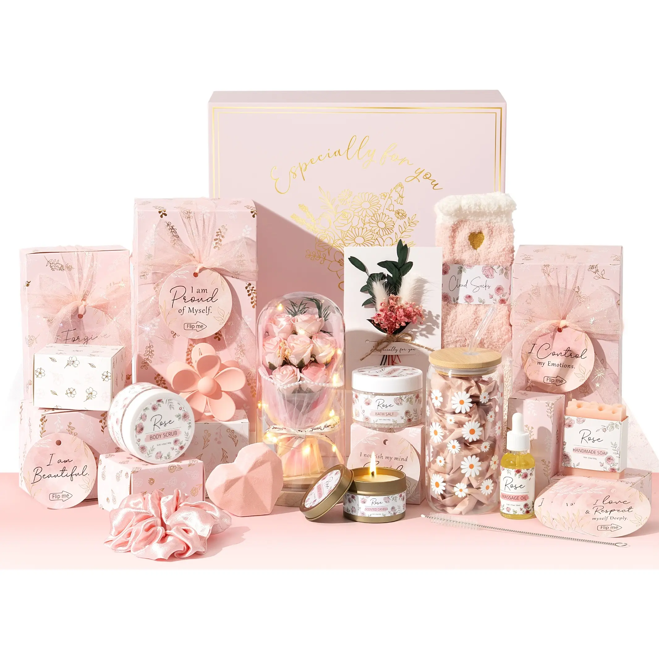 mothersdaygift for Women – Birthday Gift Basket for Teen Girls,  Fun Empowering Challenge Tasks, Perfect Self-Care Spa Set for Mom, Wife, Daughter, Niece, or Sister