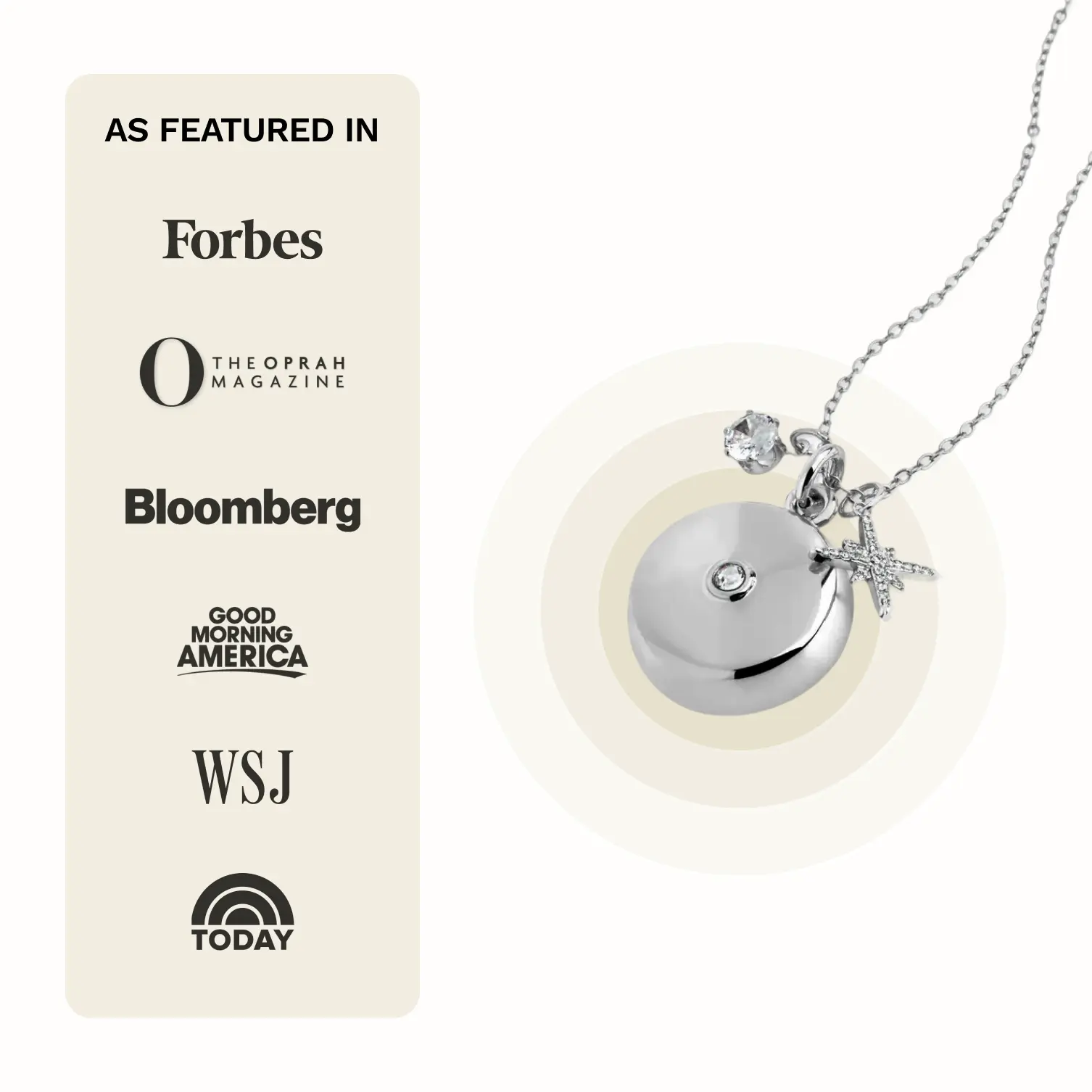 Safety Device - Star Burst Charm Necklace