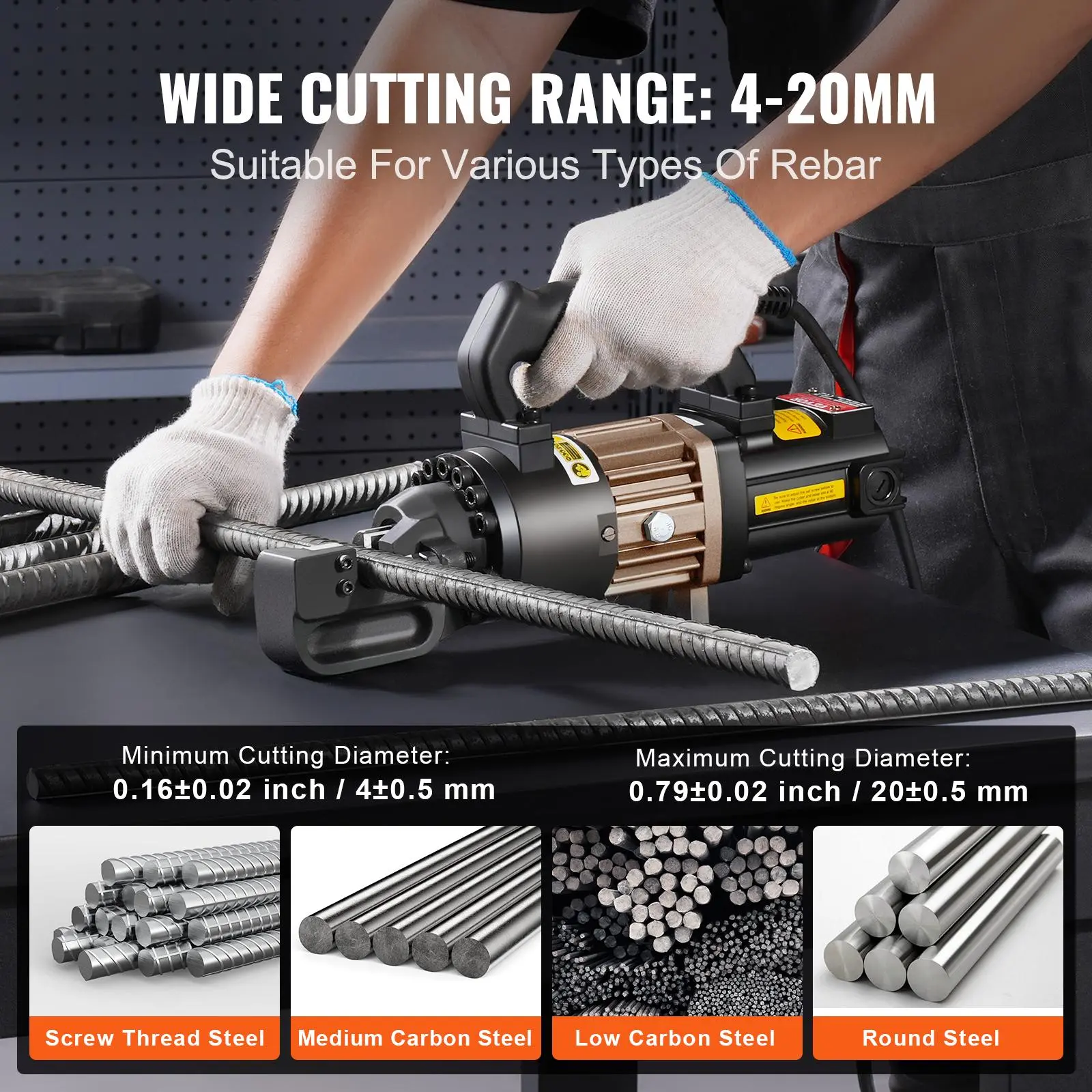 VEVOR Rebar Cutter - View 4