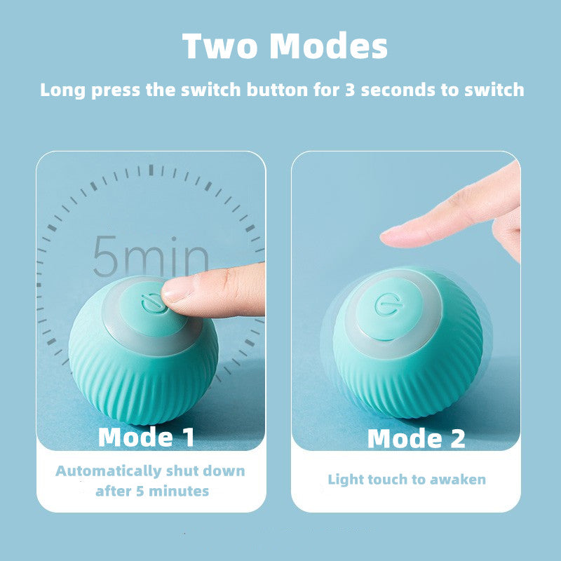 Smart Gravity Auto-Rolling Cat Toy