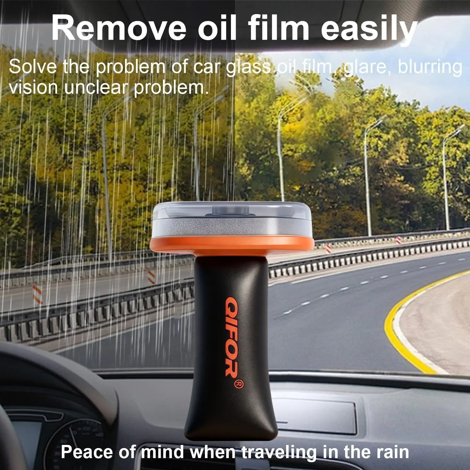 Automotive Handheld Oil Flmr Cream,Glass Decontamination WithoutTraces,Window Oil Film Cleaning,Fast Cleaning, Compact And Easy To Cary-200g Degreaser Cleaner
