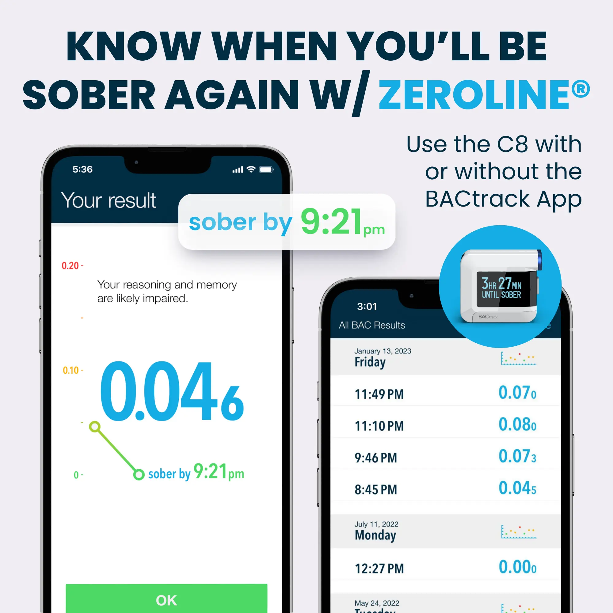 C8 Breathalyzer | Professional-Grade Accuracy