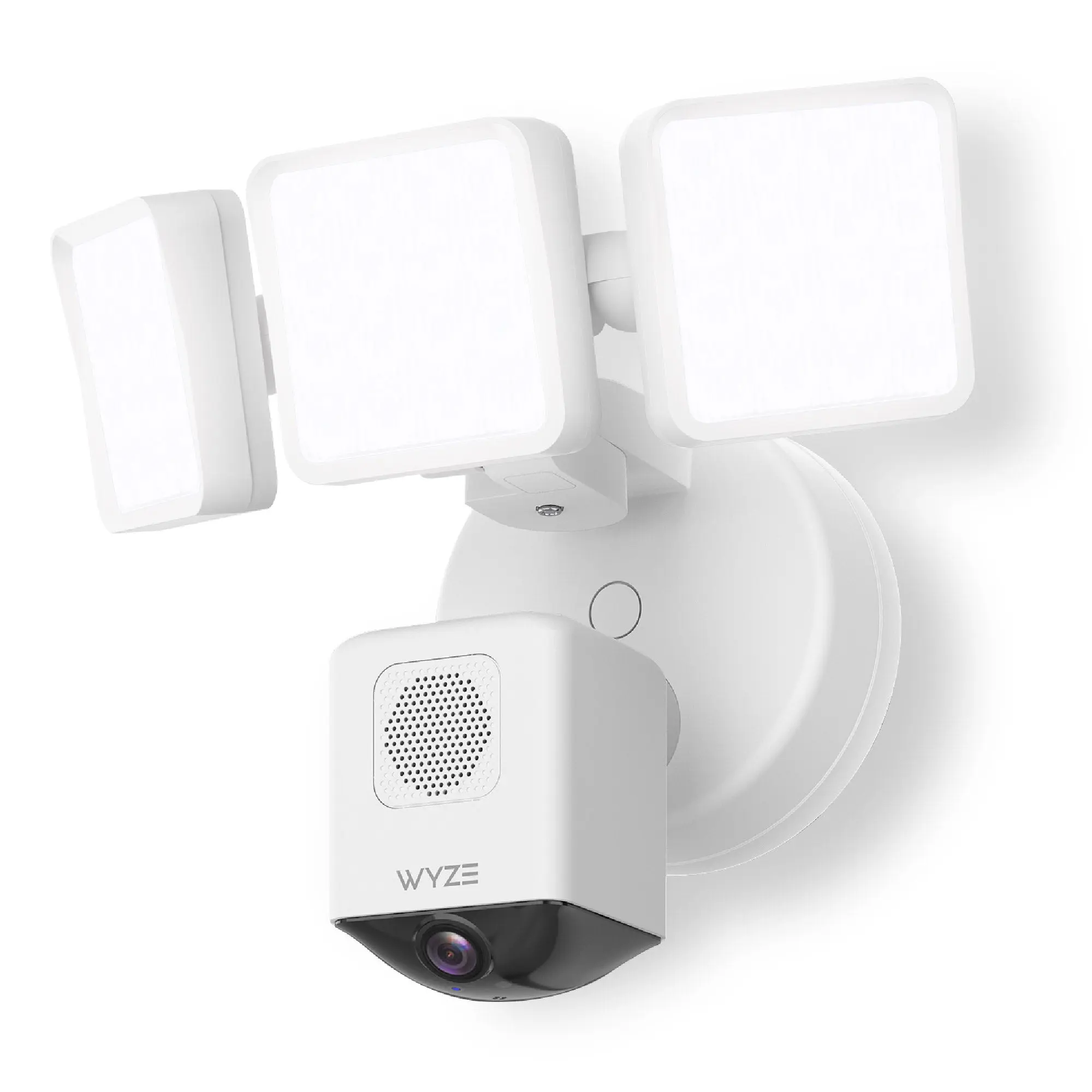 2K HD Smart Floodlight Camera – 3000 Lumen LEDs, Color Night Vision, 180° View & Motion Detection