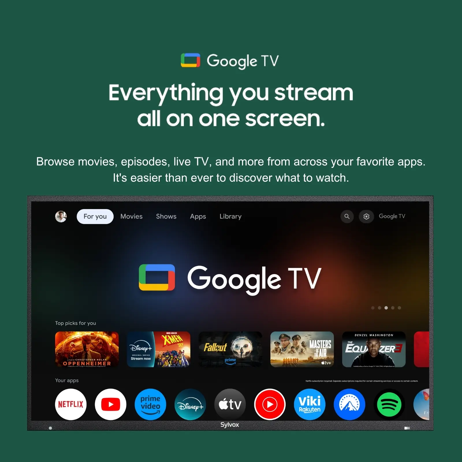 Outdoor 4K UHD IP55 Weatherproof Television
