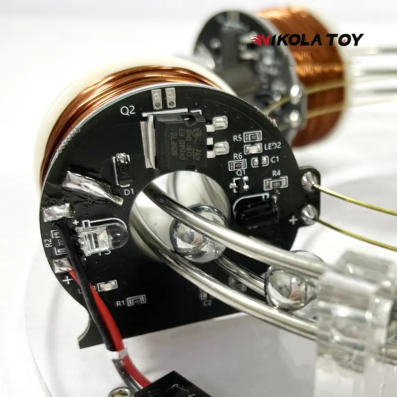 High tech electromagnetic coil accelerator(6-coil high-performance version)