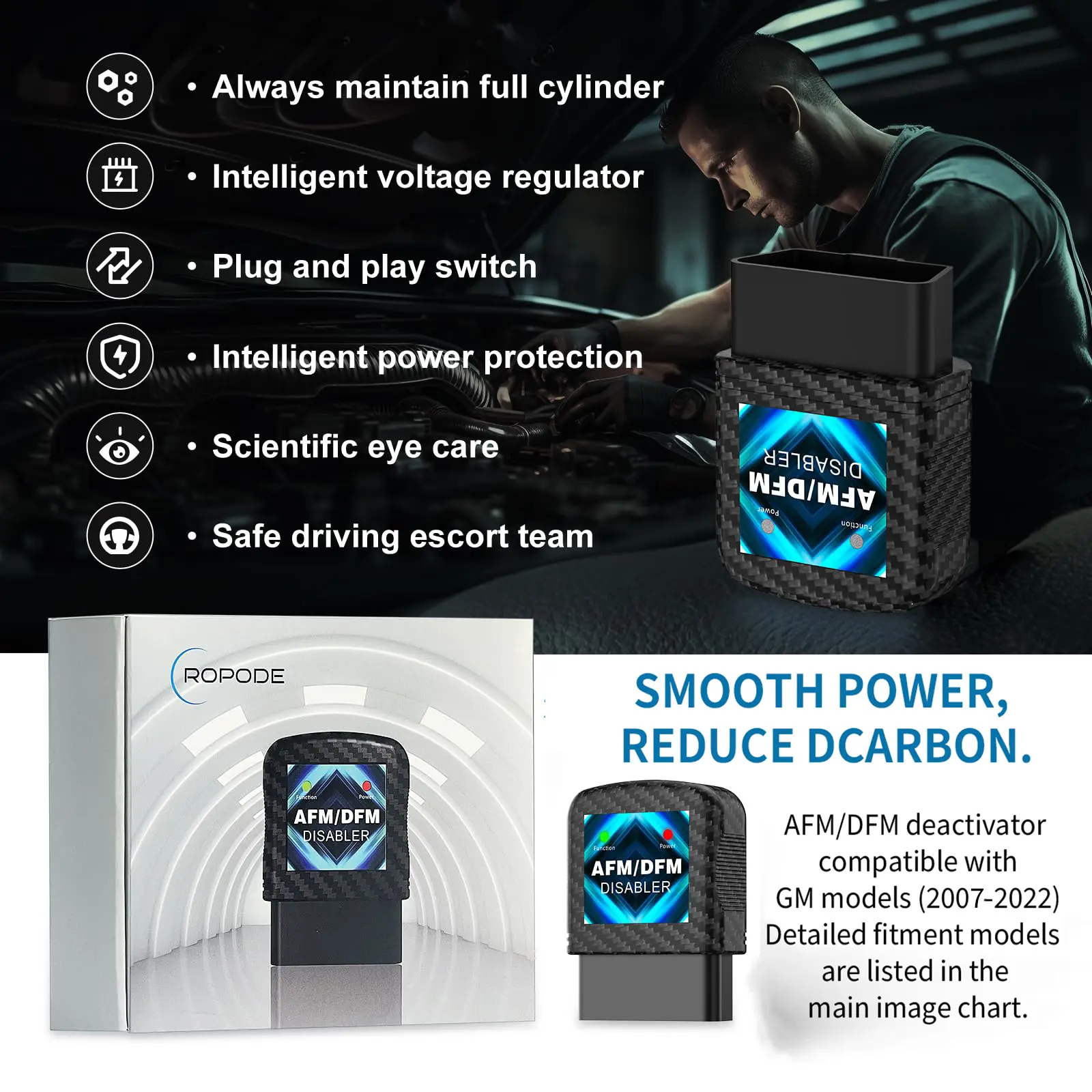 Disabler Active Fuel Management Delete Disabler Disabler Compatible with V6 & V8 GM Motors Disabler
