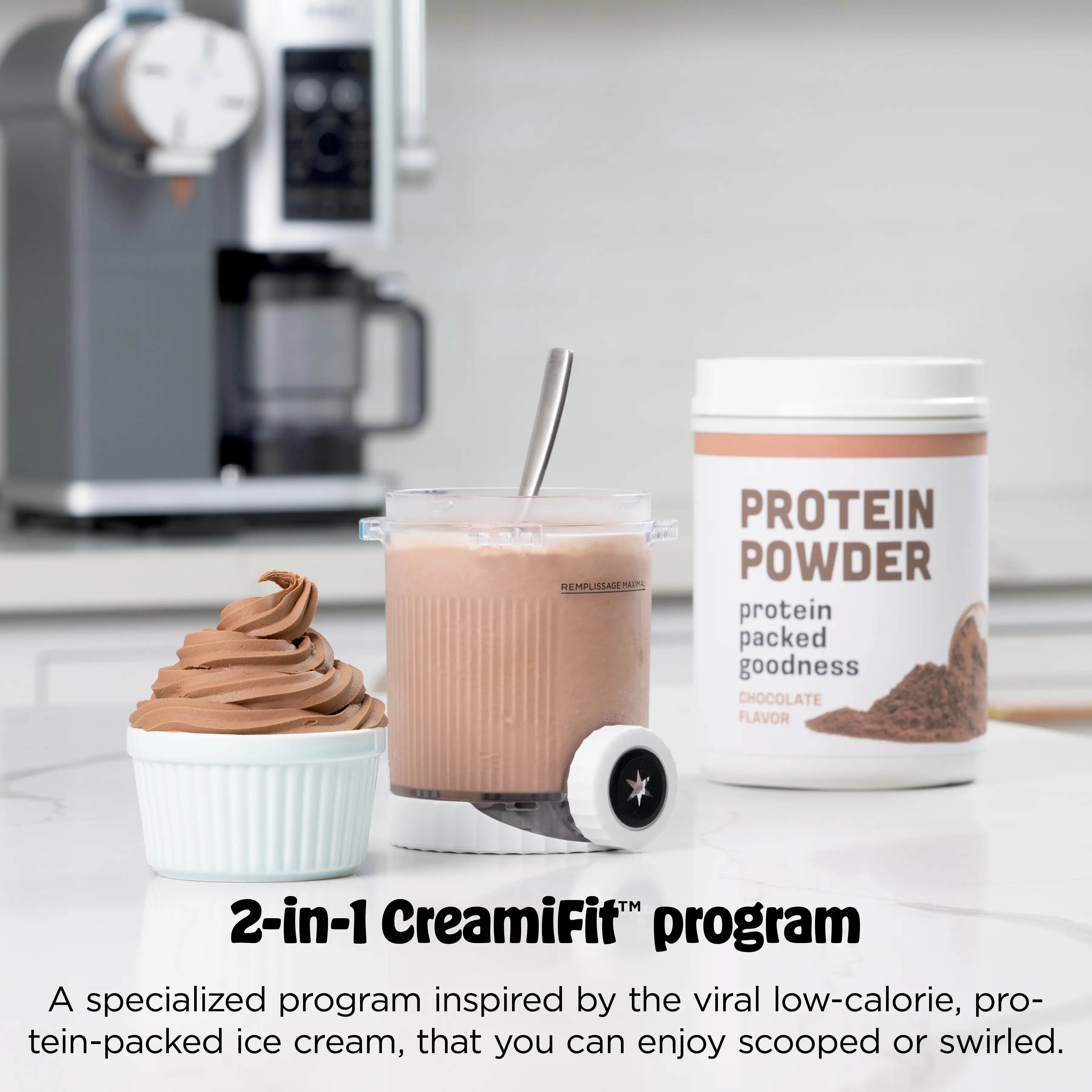 Soft Serve Ice Cream Machine – Make Homemade Ice Cream, Frozen Yogurt, Sorbet & Swirled Treats with Ease