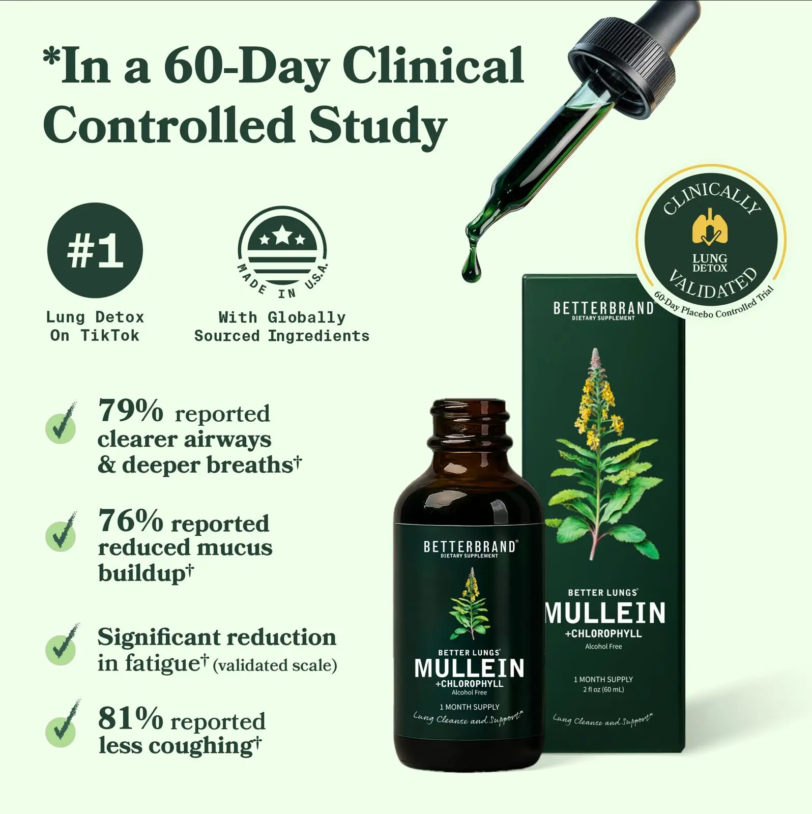 Leaf & Chlorophyll Drops - Lung Detox