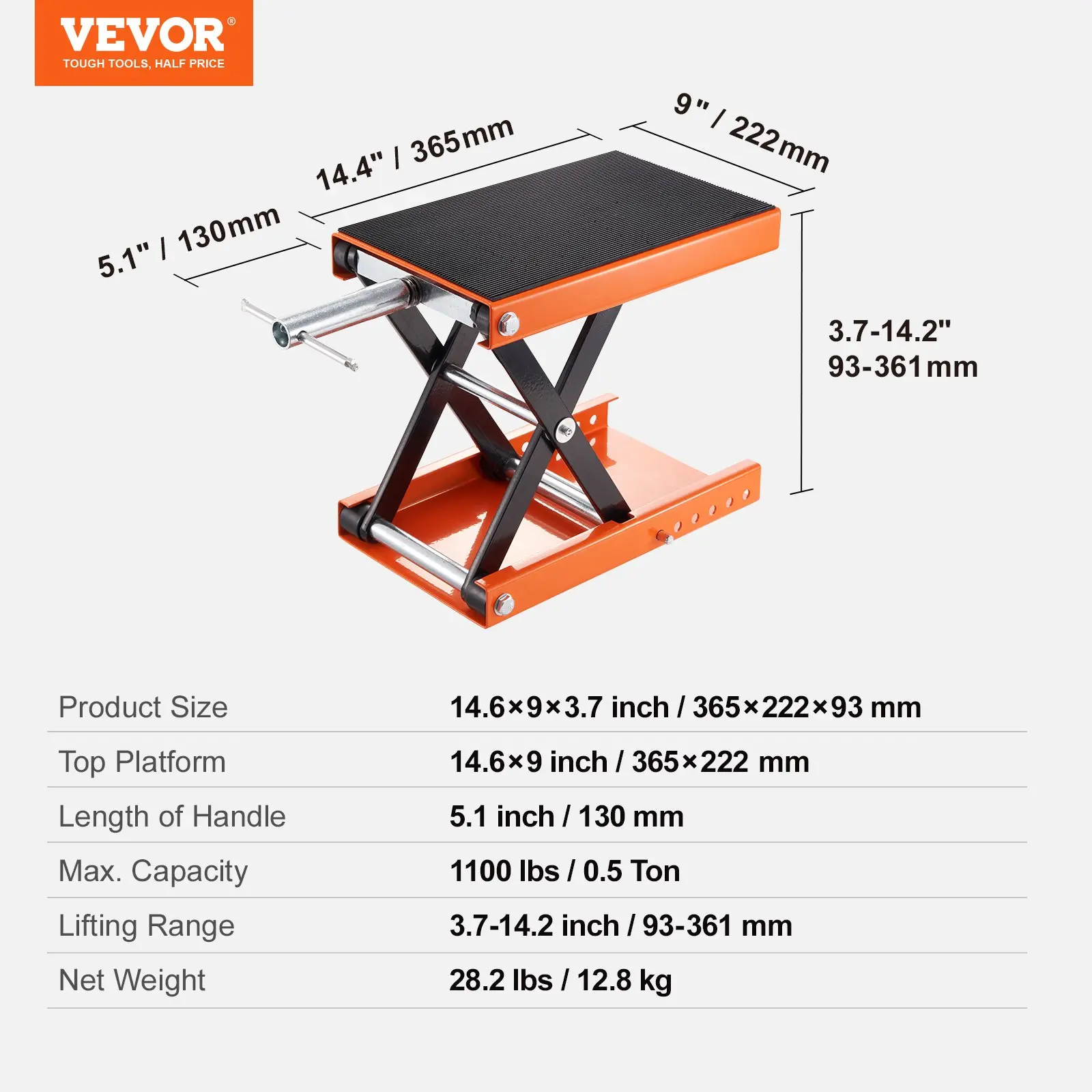 Hydraulic Motorcycle Lift Table