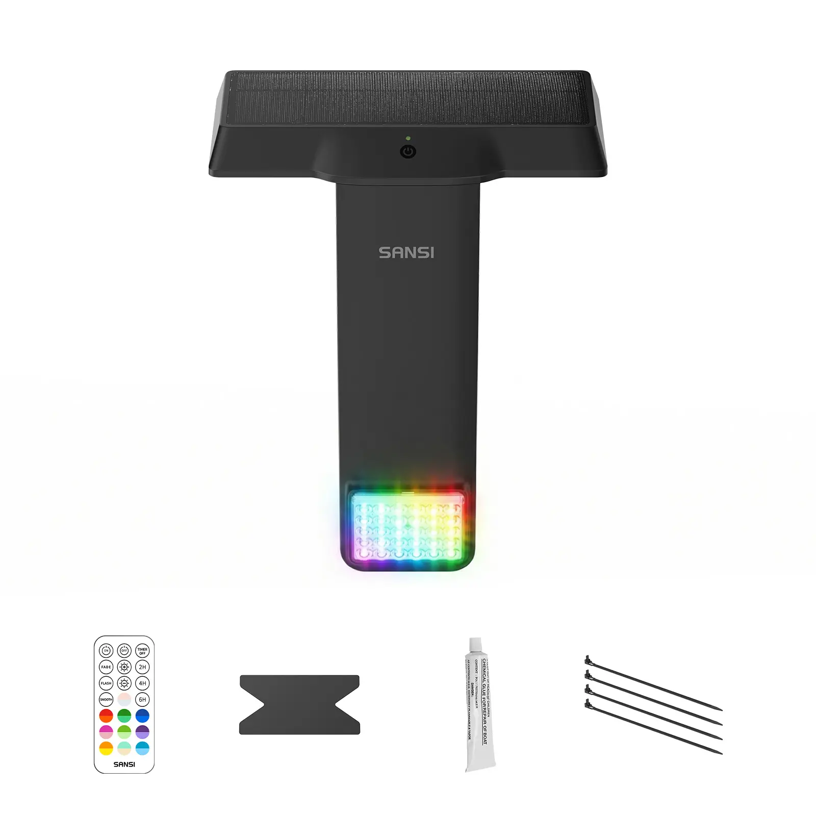 Solar Poolside RGB Light with Remote