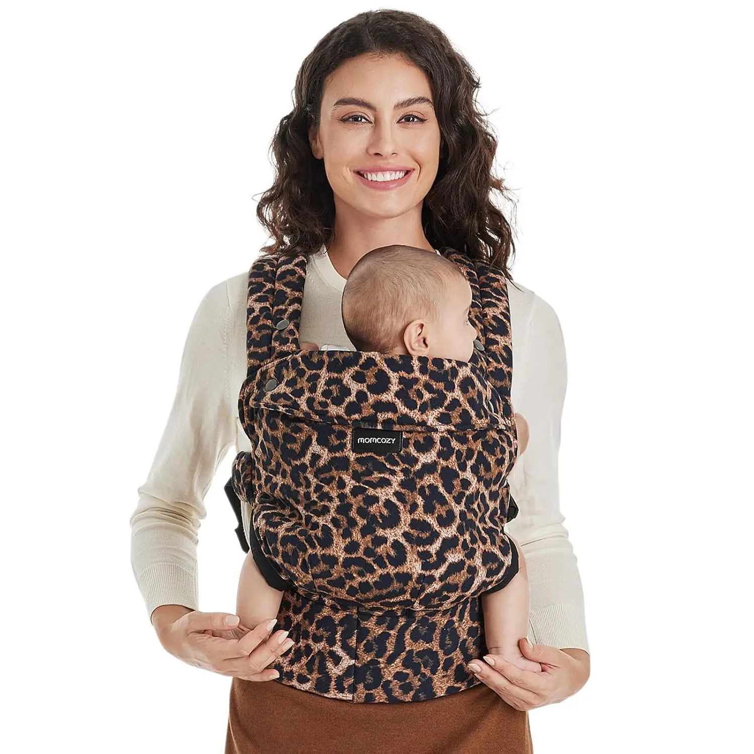Ergonomic Baby Carrier – Lightweight, Hands-Free Comfort with Lumbar Support for Infants & Toddlers 7–44 lbs