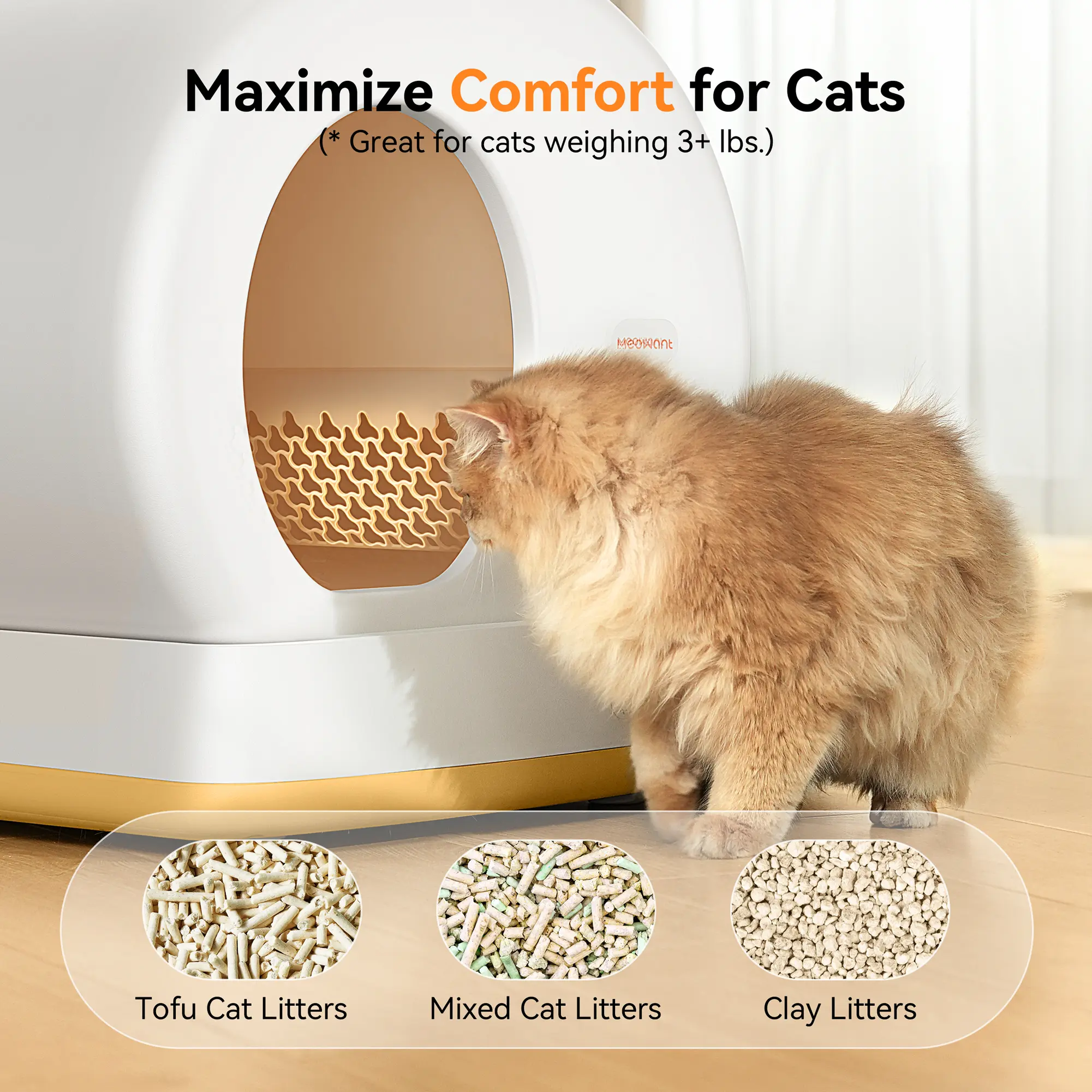 Automatic Self-Cleaning Litter Box – App Control, Odor-Free Design, Ultra-Quiet Operation & Multi-Cat Friendly