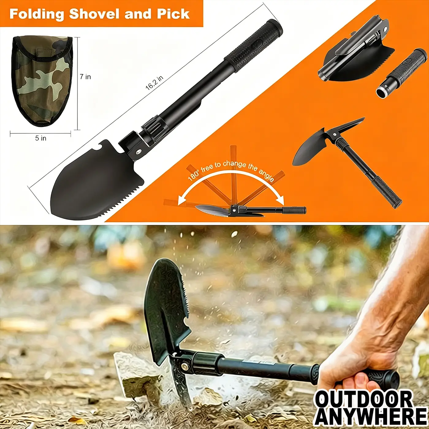 Survival First Aid Kits, Professional Survival Gear Equipment Tools First Aid Supplies kit for SOS Emergency Hiking Hunting Disaster Camping Adventures