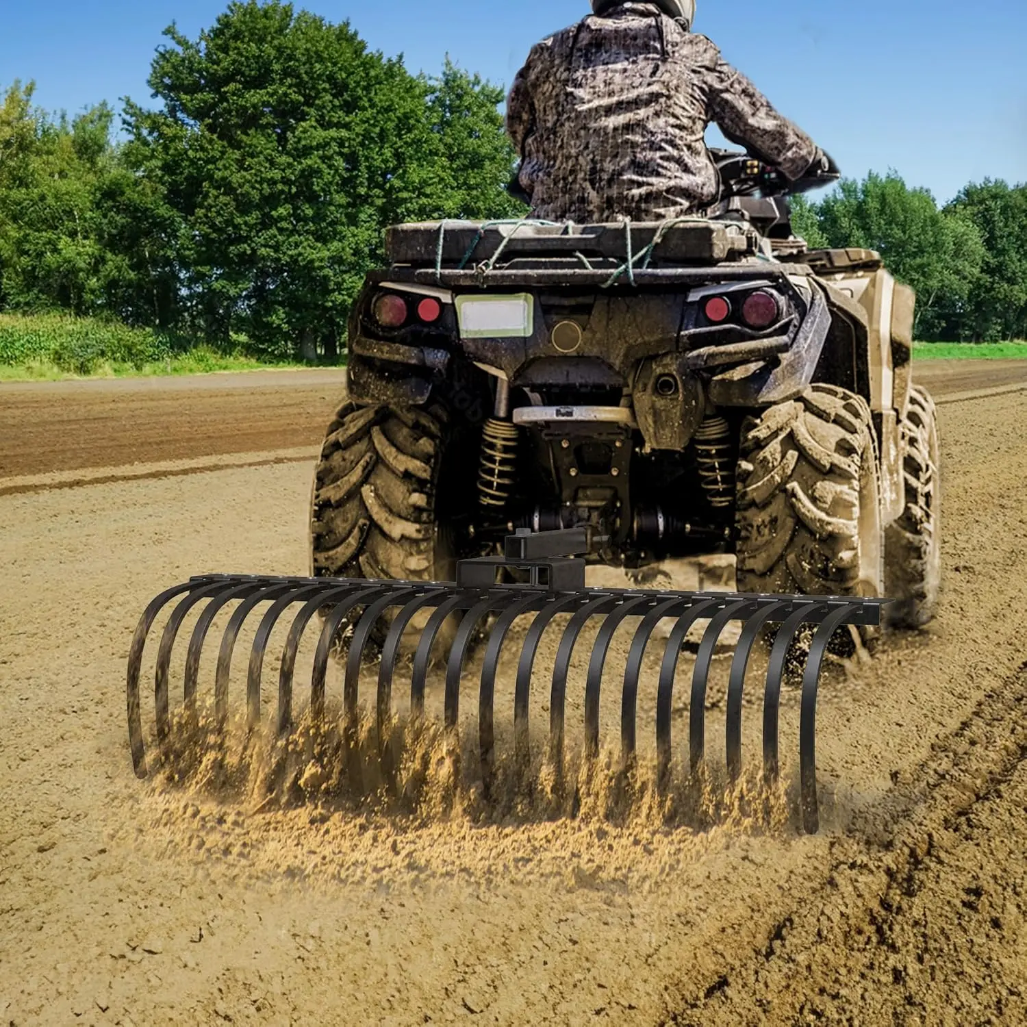 48" / 60" Tow Behind Landscape Rake