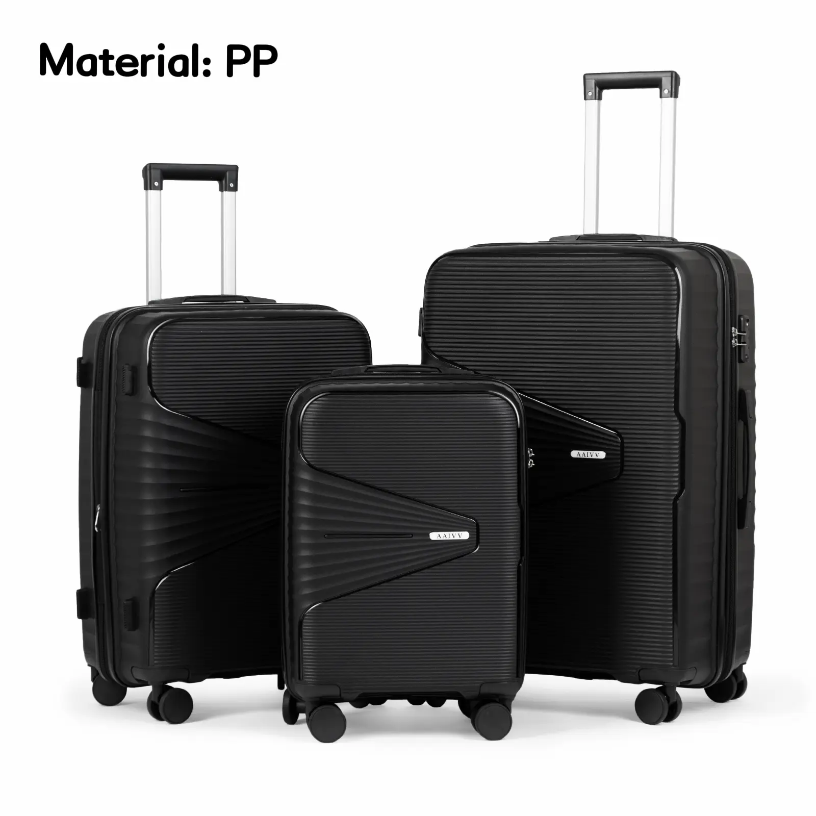4 PCS Luggage Sets, Expandable ABS Travel Suitcase Set with Double Spinner Wheels, TSA Lock Hardshell Durable Traveling Bag Luggage Sets (13/20/26/28in) Gift for Back to School fathersdaygift fathersdaygift