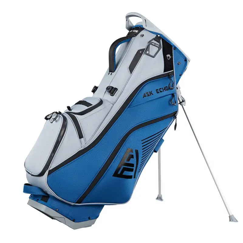 Golf Soundless Hybrid Stand Bag ST-LOCK Mecha 14 Way Dividers Quiet Bag / Toasted Almond