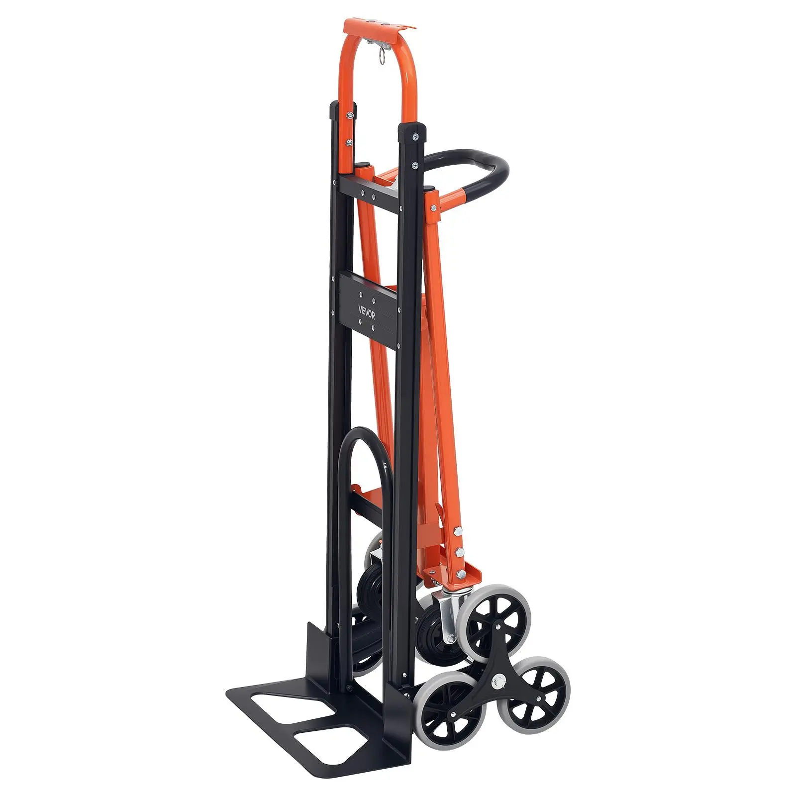 3 in 1 Industrial Convertible Stair Climbing Cart, 770 lbs Max Load, Folding Hand Truck Dolly with Handle & Wheels, Stair Climbing Utility Trolley for Transport & Moving
