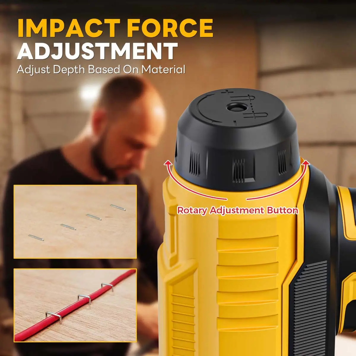 Pro-Grade 2-in-1 Cordless Brad Nailer & Electric Stapler Kit - 20V Max