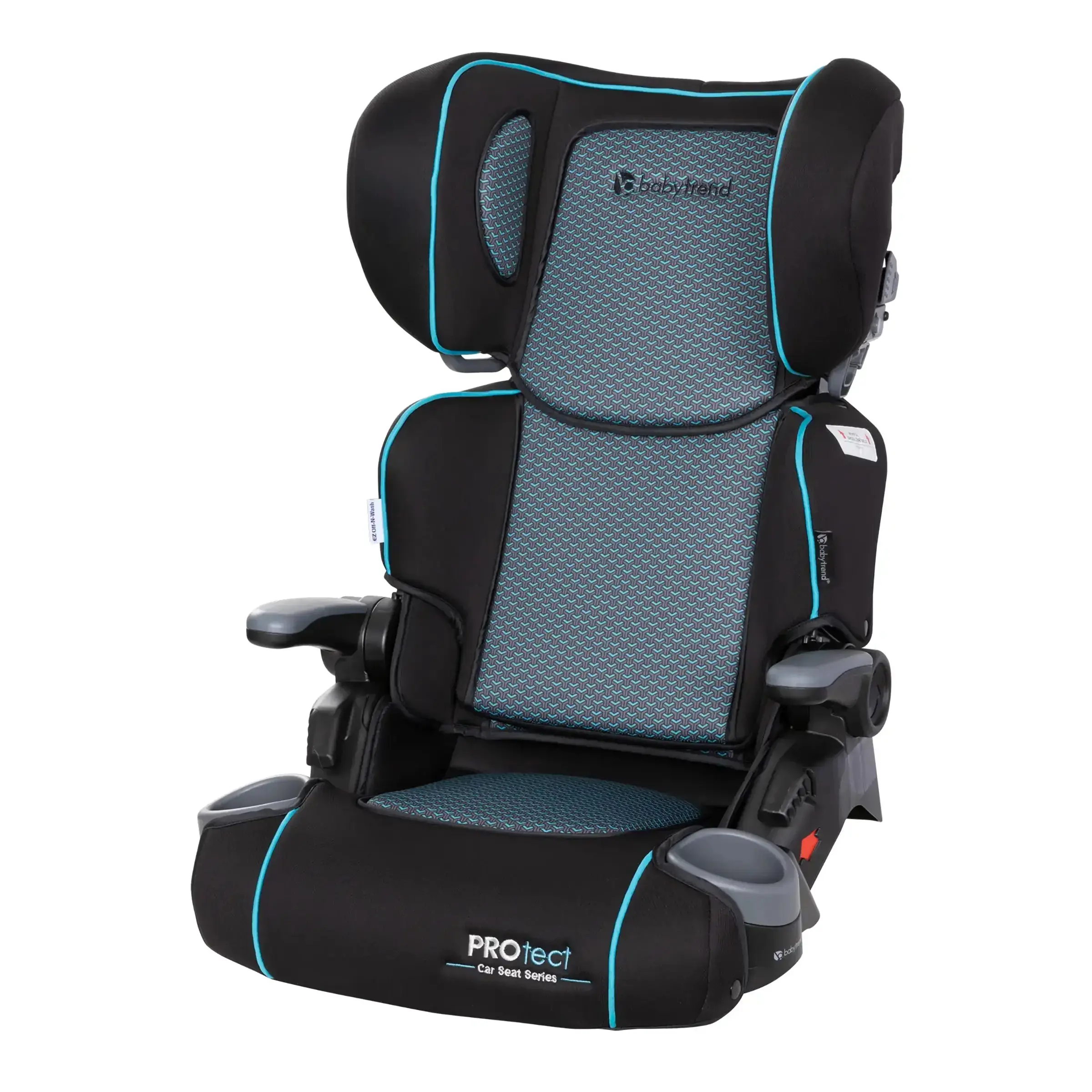 2-in-1 Lightweight Folding Booster Car Seat w/ Side Impact Protection & Comfortable Arm Rests