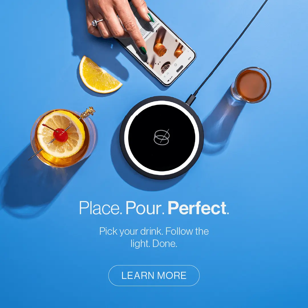 Smart Cocktail Coaster 2.0 – Automated Drink Mixing Guide with Interactive Lighting for Home Bars