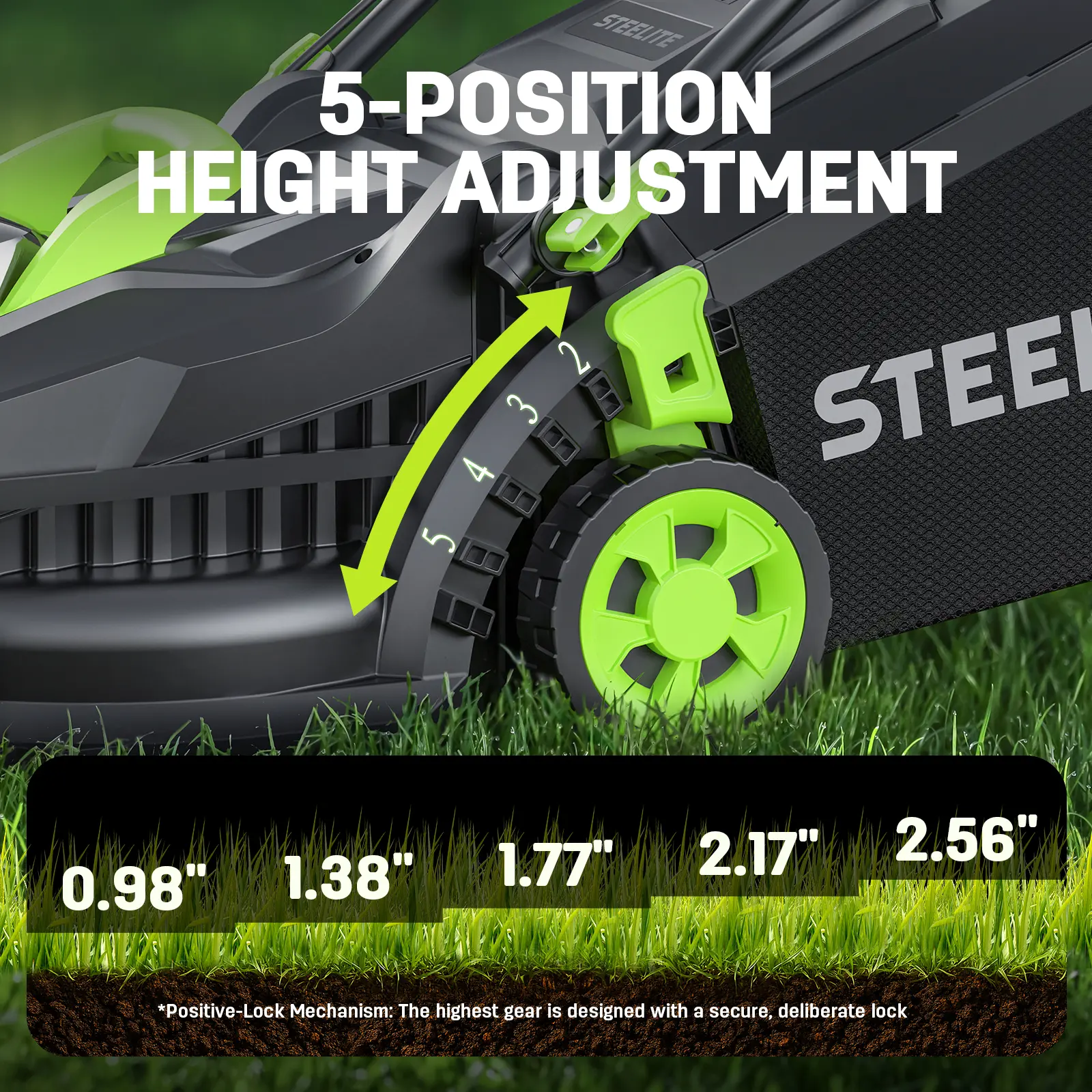 20V 13-Inch Brushless Electric Lawn Mower