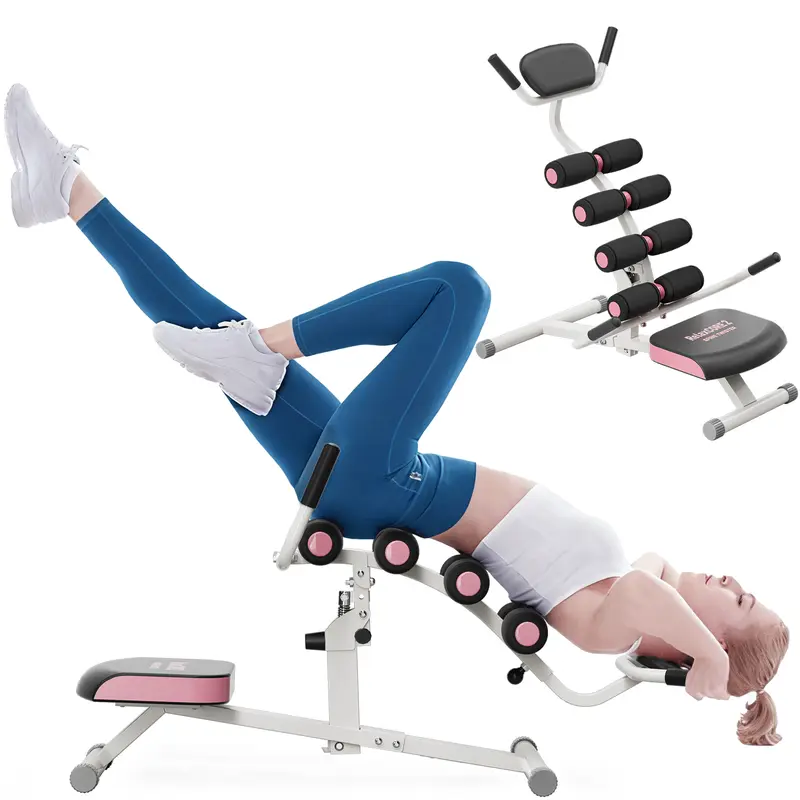 Mini Inversion Table, 2-Position Adjustable Heavy-Duty Steel Frame Fitness Gear, Home Workout & Gym Equipment for Spinal Care, Back Relief & Stretching