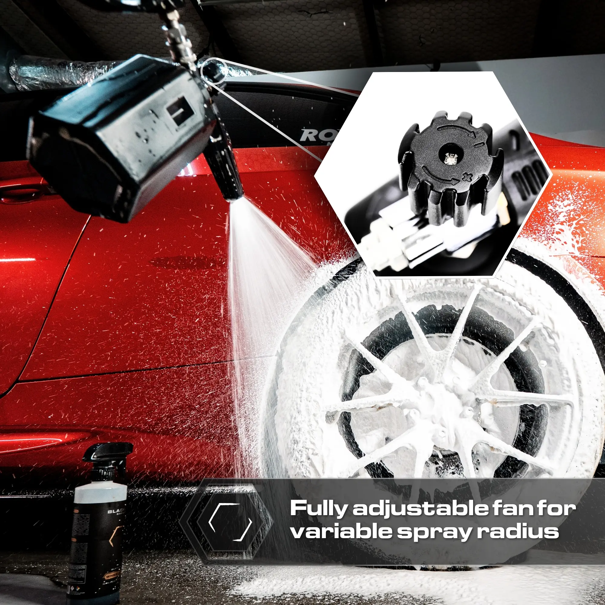 Foam Cannon Pro – High-Performance Foam Cannon with 1000ml Capacity, Thick Shaving Cream-Like Foam, and 1/4" Quick Connect
