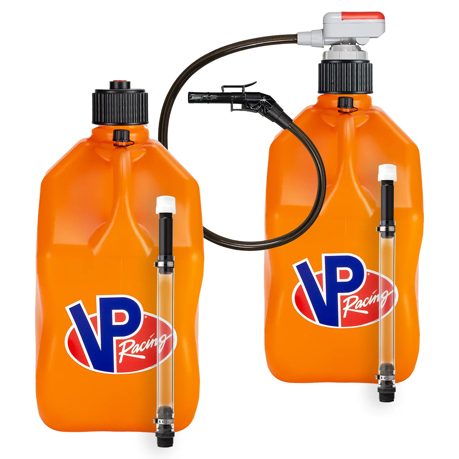2 PACK 5.5 Gallon Plastic Utility Jug – Heavy-Duty, Leak-Proof with Quick-Flow Spout for Automotive & Motorsport Use