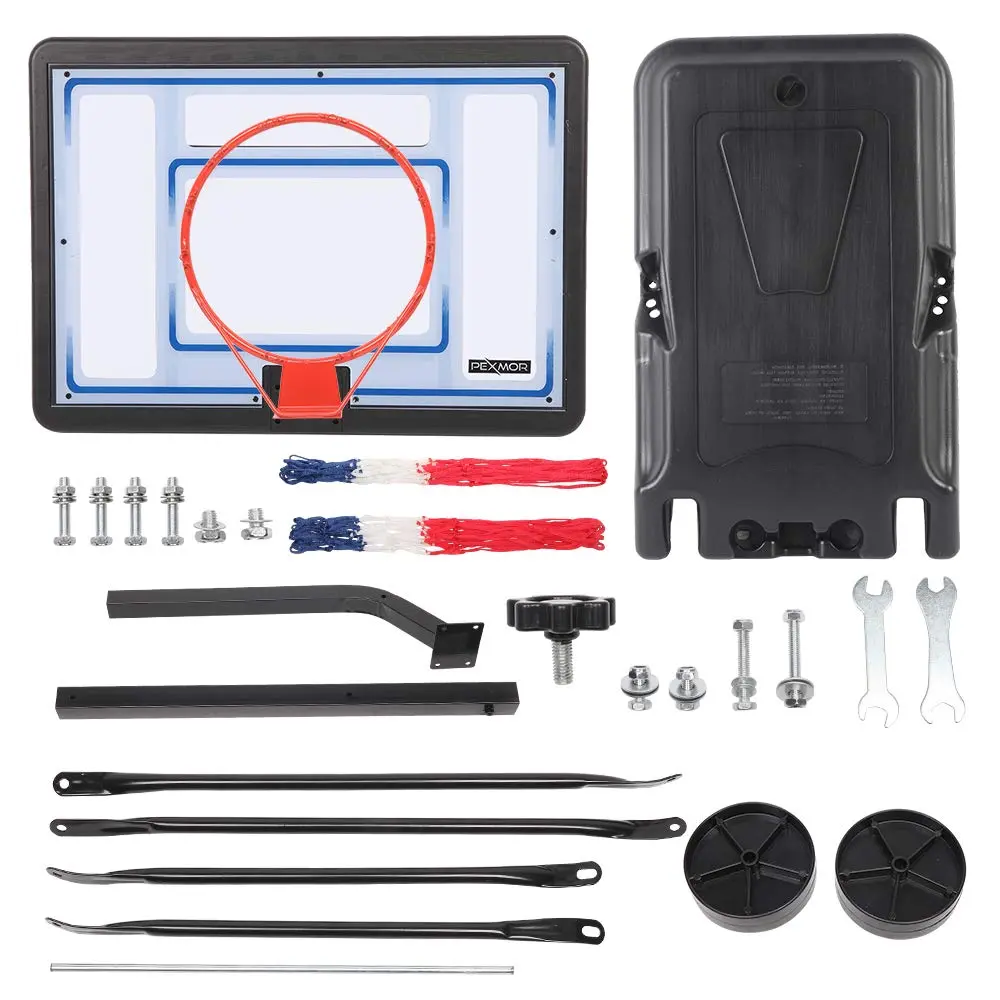 Poolside Basketball & Volleyball Set – Portable Pool Sports Game with Upgraded Backboard for Indoor & Outdoor Pools