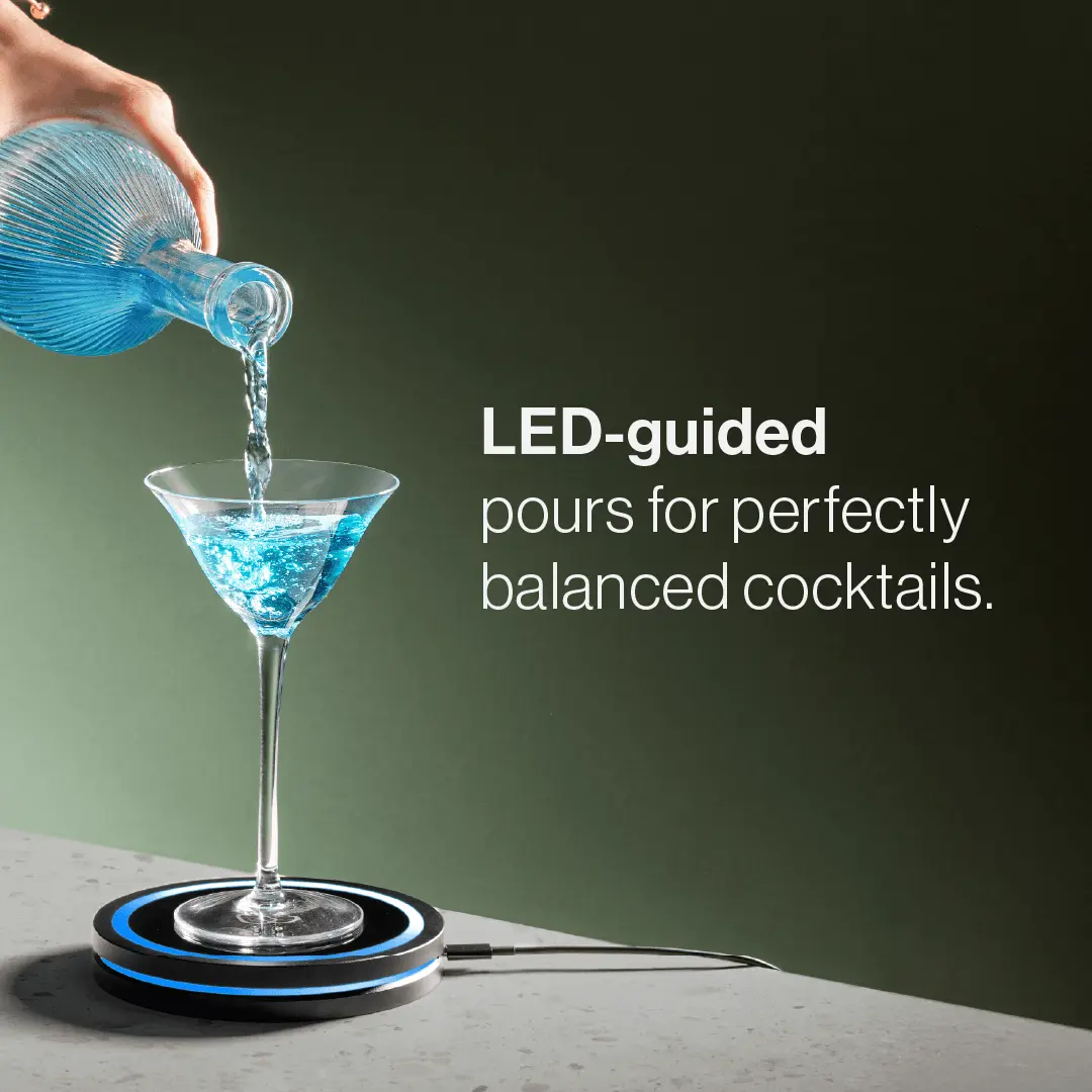Smart Cocktail Coaster 2.0 – Automated Drink Mixing Guide with Interactive Lighting for Home Bars
