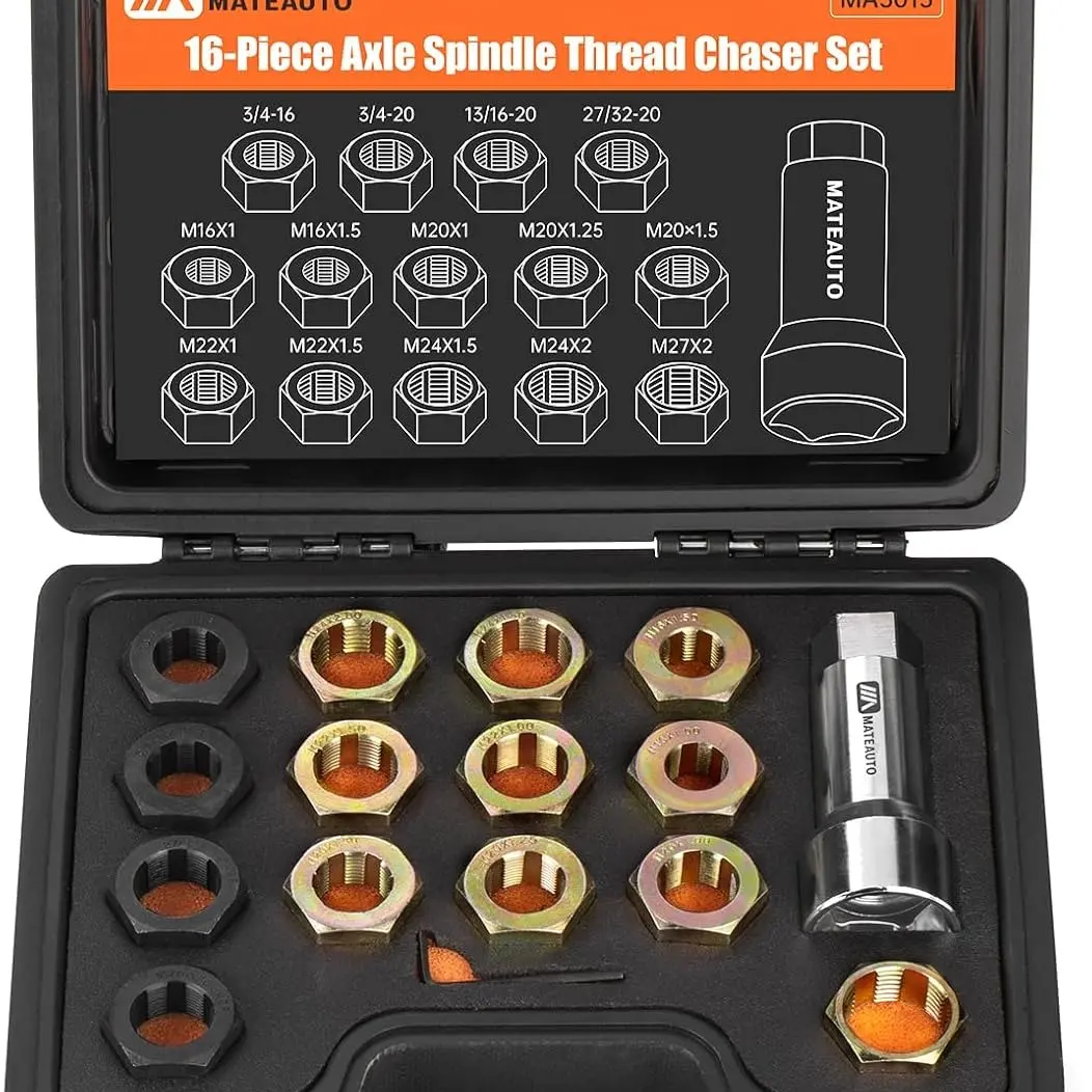 16PC Spindle Thread Chaser Kit