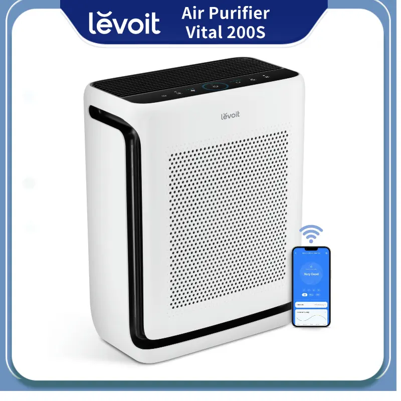 Pet Air Purifier for Large Rooms – True HEPA Filtration, Smart WiFi Control & Powerful Odor and Allergy Removal up to 1110 ft²