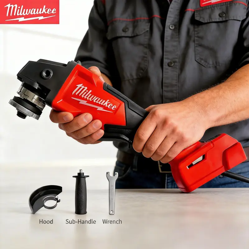 Brushless Electric Angle Grinder