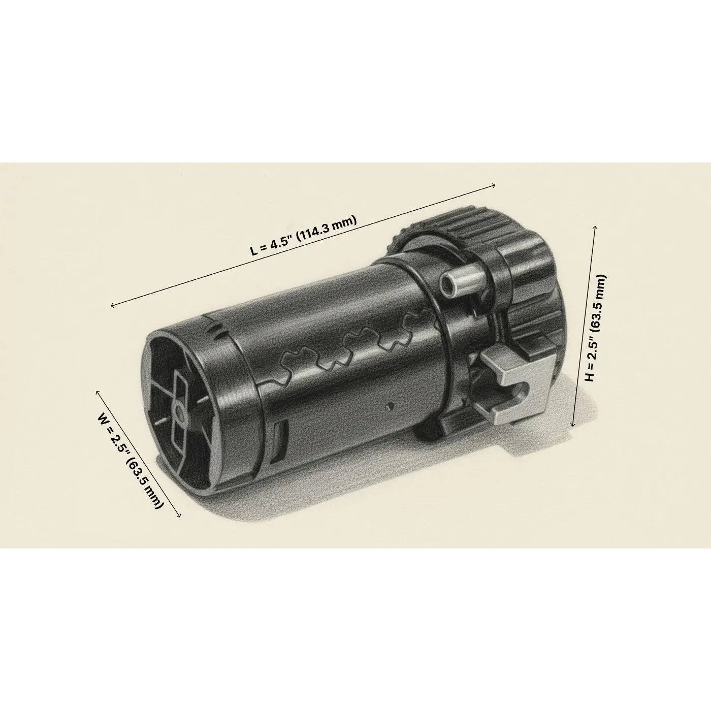V2 Nightmare Edition Horn Kit - Stealth Black Electric Horn with 12V Compressor & 40 Amp Relay for Vehicle Replacement