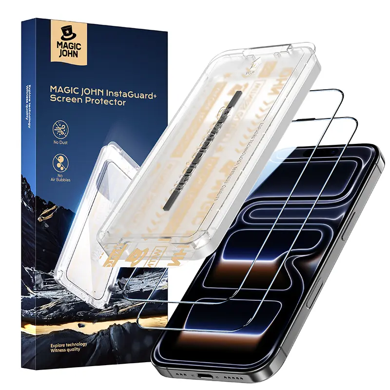 [*Please specify your phone model when ordering*] Premium upgraded privacy screen protector, dustproof and bubble-free design, ultra-clear.