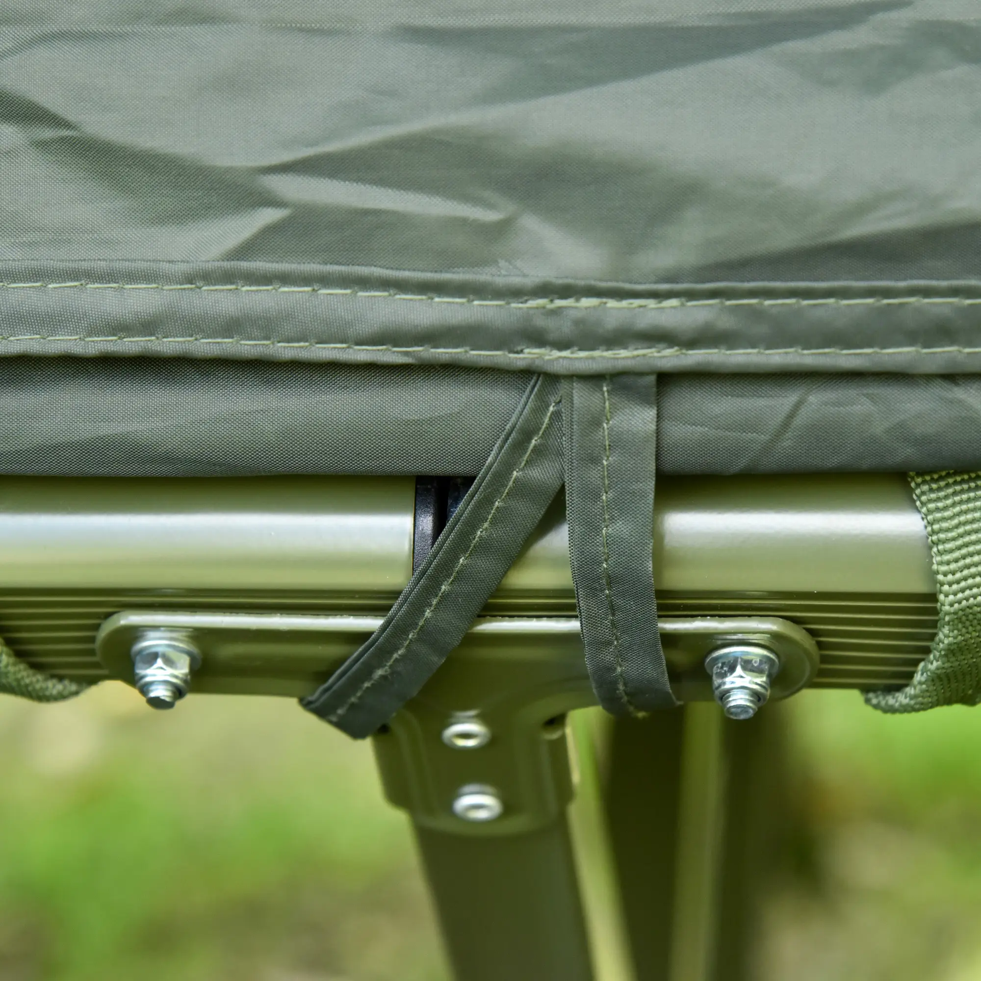Summervibes 1/2 Person Foldable Camping Cot with Tent, Bedspread, Thick Air Mattress, 4-In-1 Elevated Camping Bed for Outdoor Hiking, Picnic, Travel