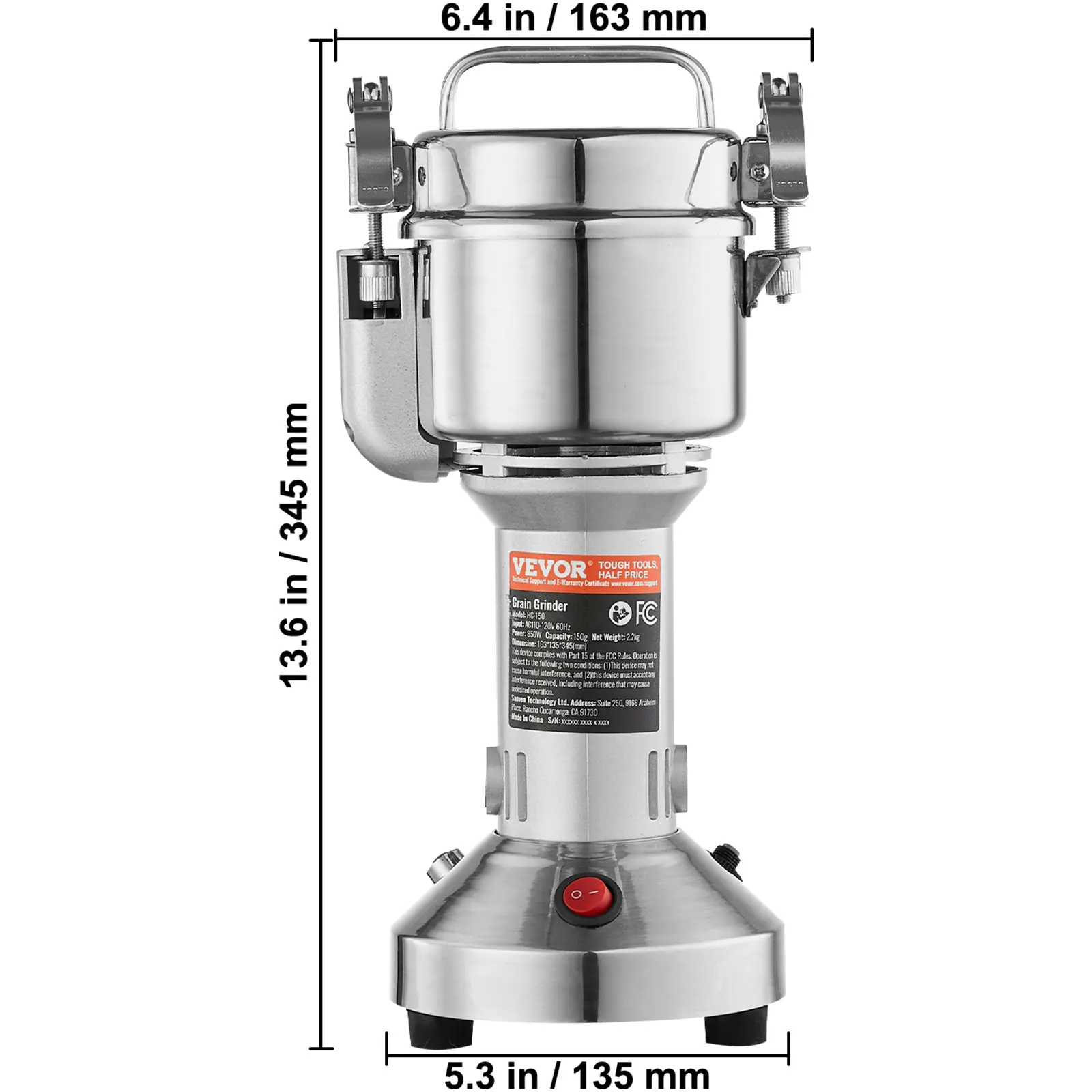 Electric Grain Mill Grinder, Summervibes,Summervibes