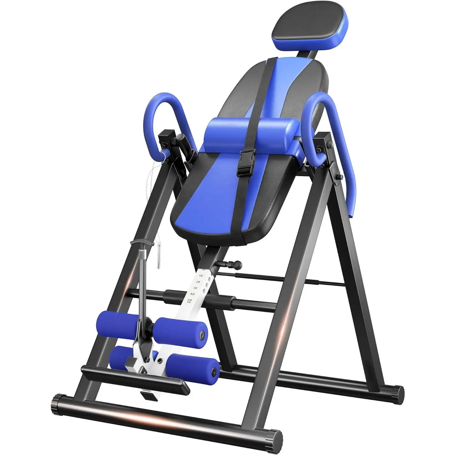 Gravity Heavy Duty Inversion Table for Pain Relief Therapy with Headrest & Adjustable Protective Belt Back Stretcher Machine