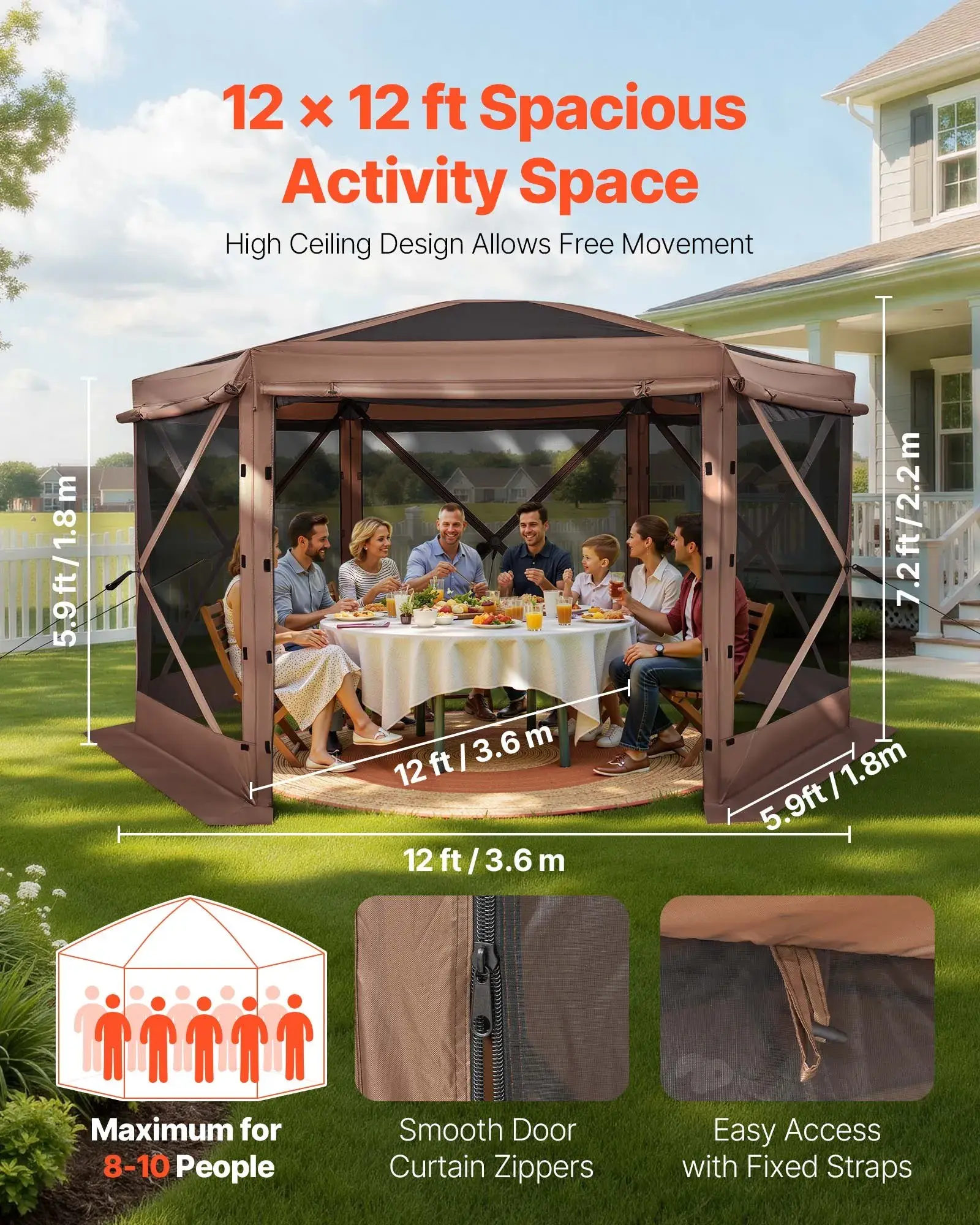 Pop up Gazebo Screen Tent