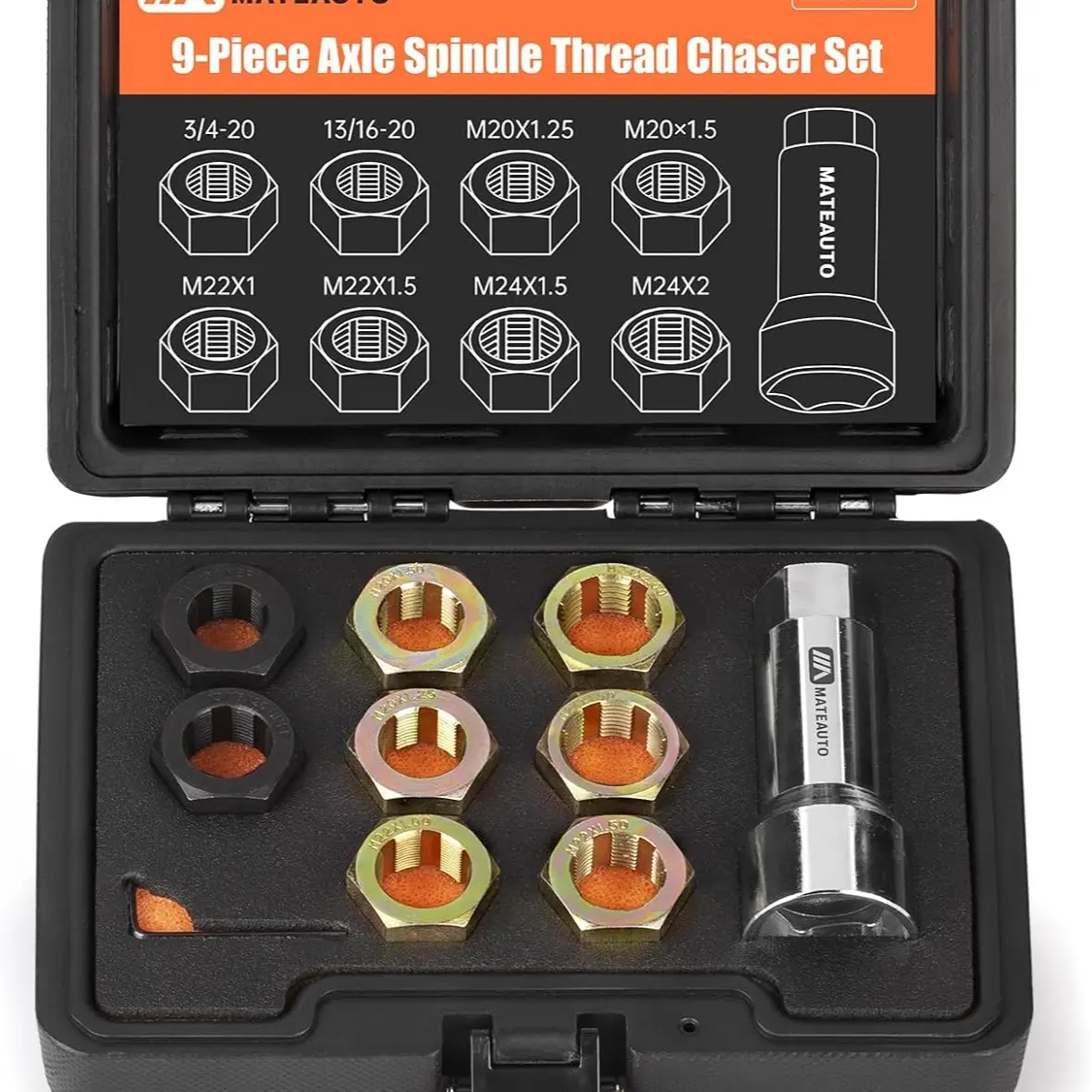16PC Spindle Thread Chaser Kit