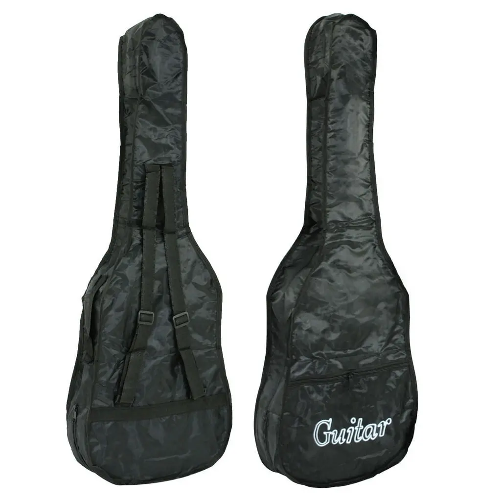 38" Acoustic Guitar for Beginners - Full Set with Case, Strap, Tuner, Guitar Picks and Travel-Friendly Design, Acoustic Guitar Full Set